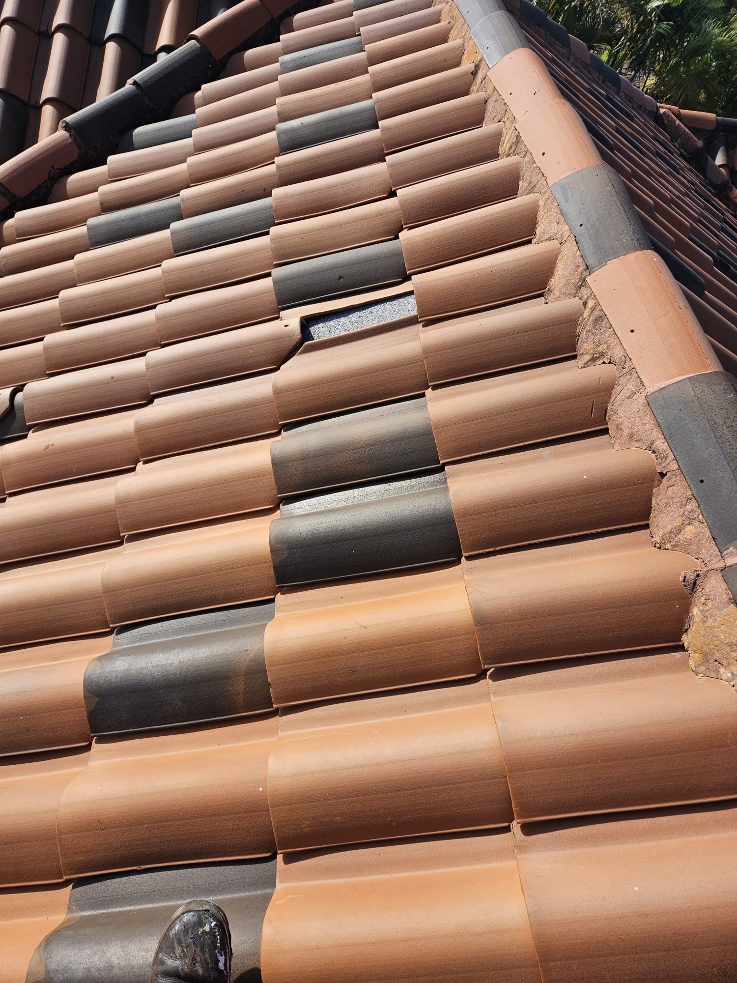 Residential Roofing Repair using Concrete Tile by Four Peaks Roofing