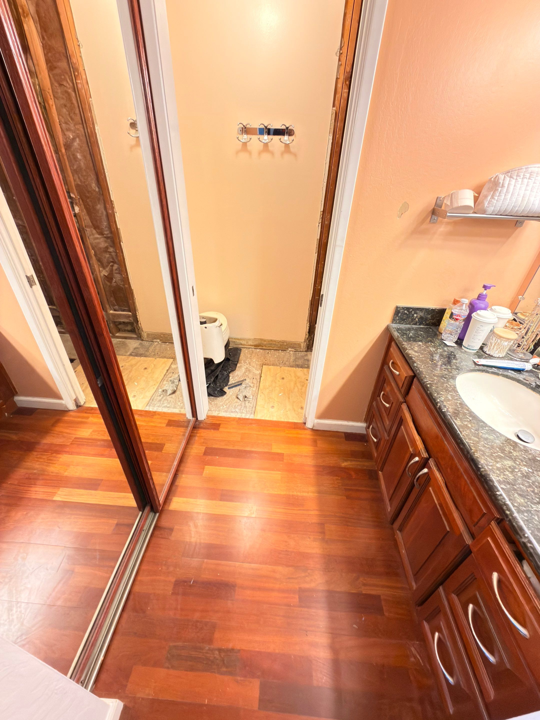 Shower Remodel due to Water Intrusion by Anza Builders, Inc. 