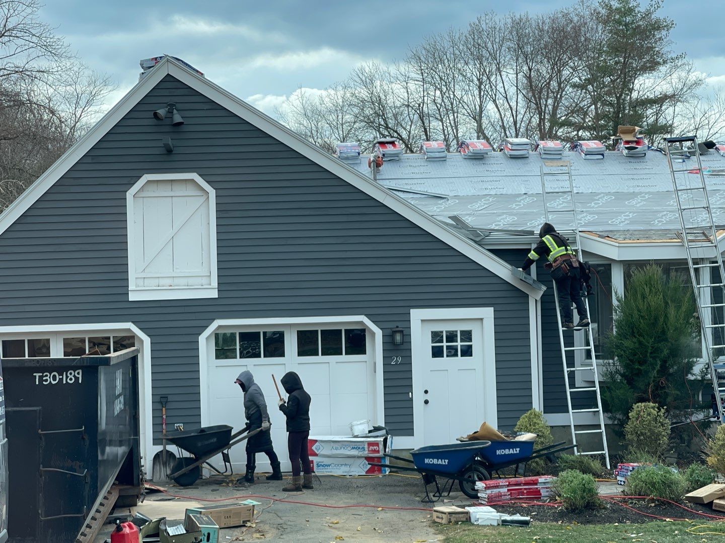 Residential Roofing Installation using GAF Timberline HDZ by Sensible Home Solutions