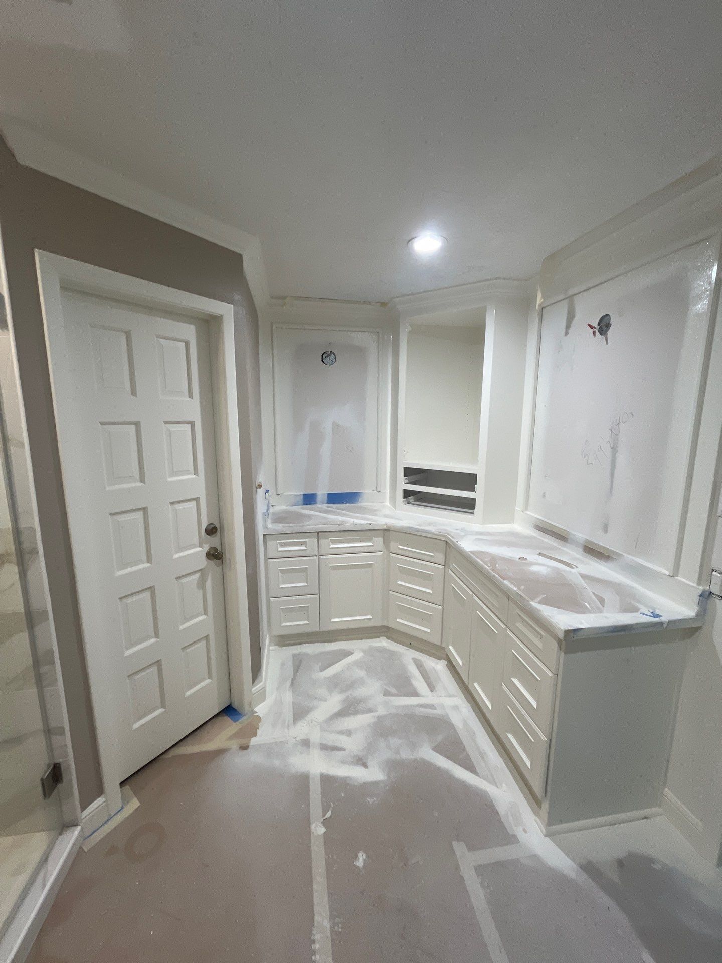 Bathroom Remodel with Water Mitigation Equipment | LT Contractors by L&T General Contractors and Restoration INC
