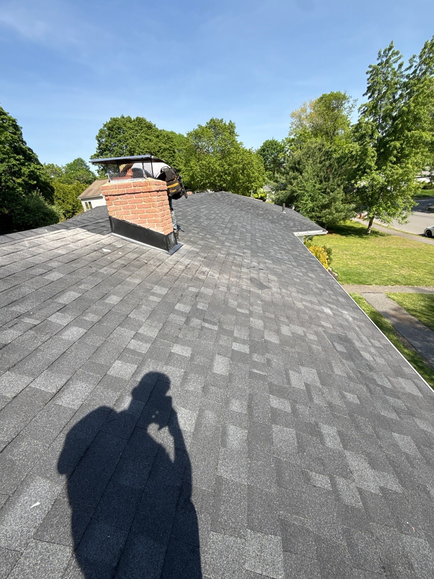 Solar Removal, Rafter Rebuild & Partial Roof Replacement in Natick, MA – Owens Corning Duration, Onyx Black by JOHNNYS PRO