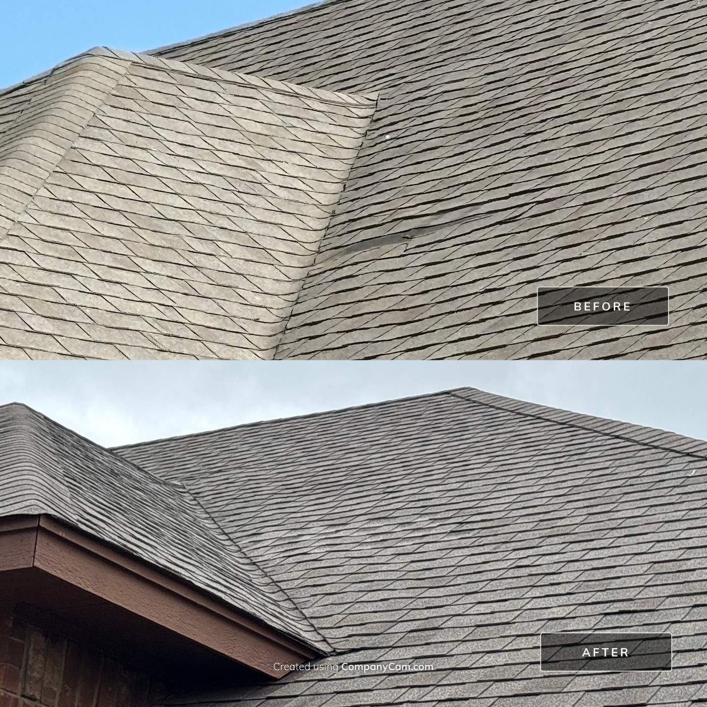 Roof repair in Blanchard by McCann's Roofing and Construction