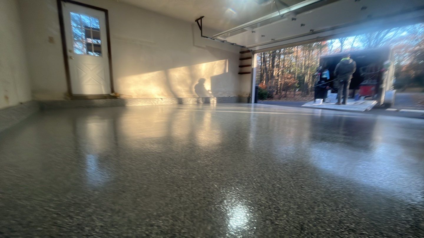 Garage in Andover, MA 01810 by Symphony Concrete Coatings