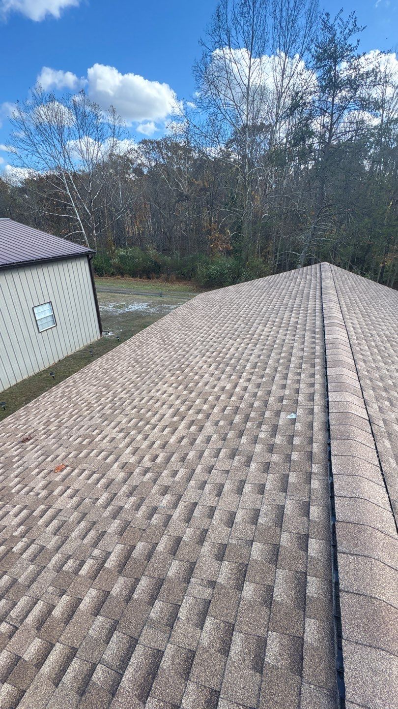 Garage Roof Installation using GAF Timberline HDZ Shakewood by Rainstoppers Roofing