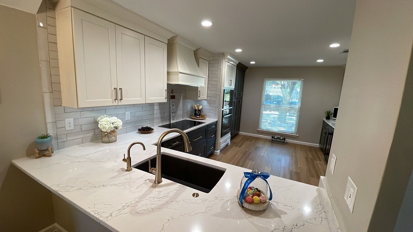 Helotes Kitchen Remodel | Custom Two-Tone Kitchen with Opened Wall and Expanded Storage by Legacy Bath and Kitchen 