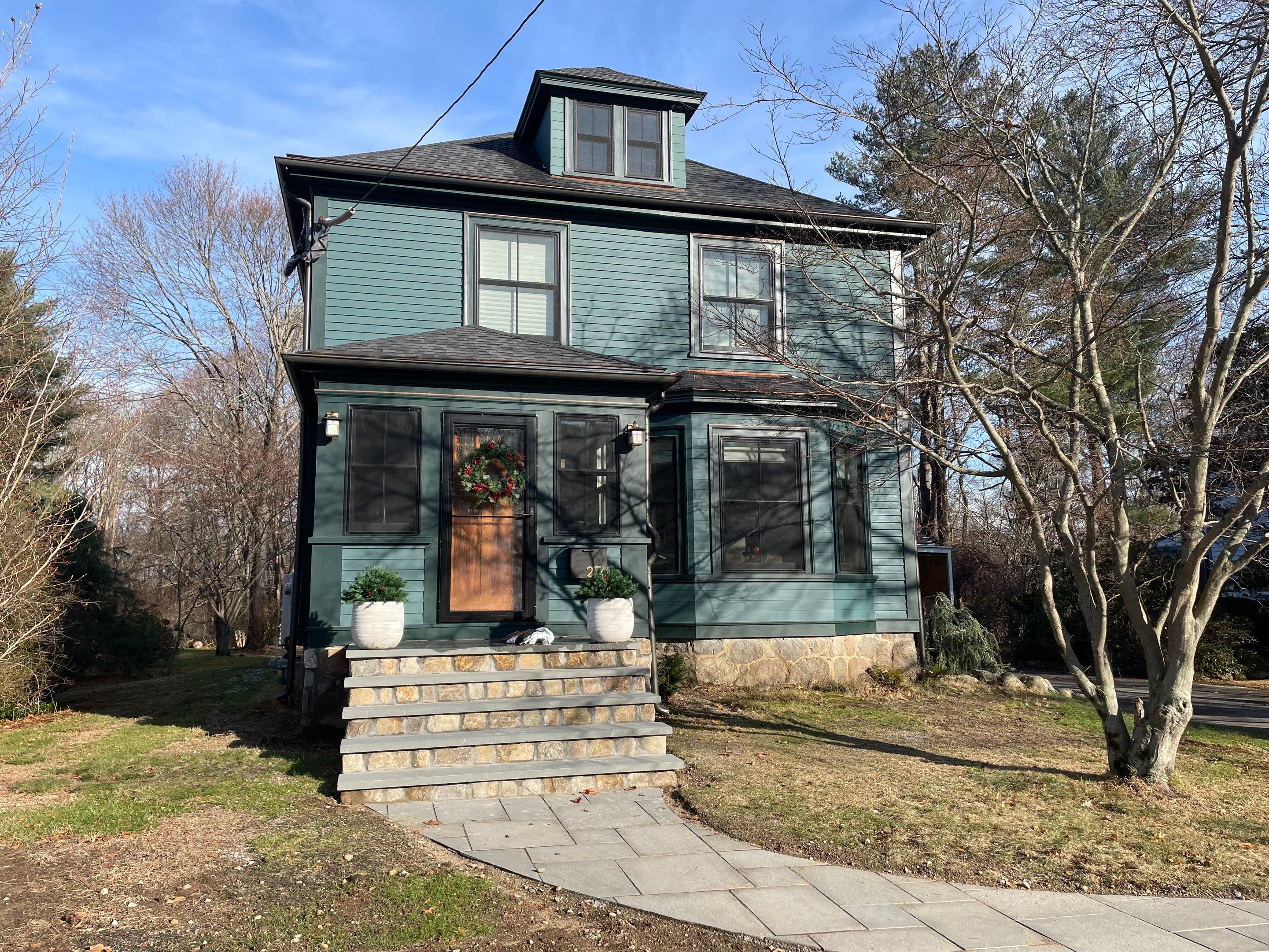 6" Half Round Gutter Install in Weymouth MA by Gutter Pro Enterprises
