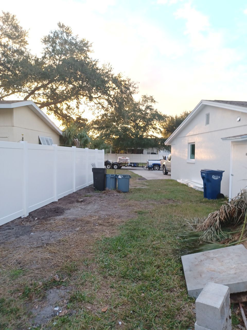 Bradenton, FL 6 ft. Tall White Vinyl Privacy Fence  by Asap fence and gates, LLC