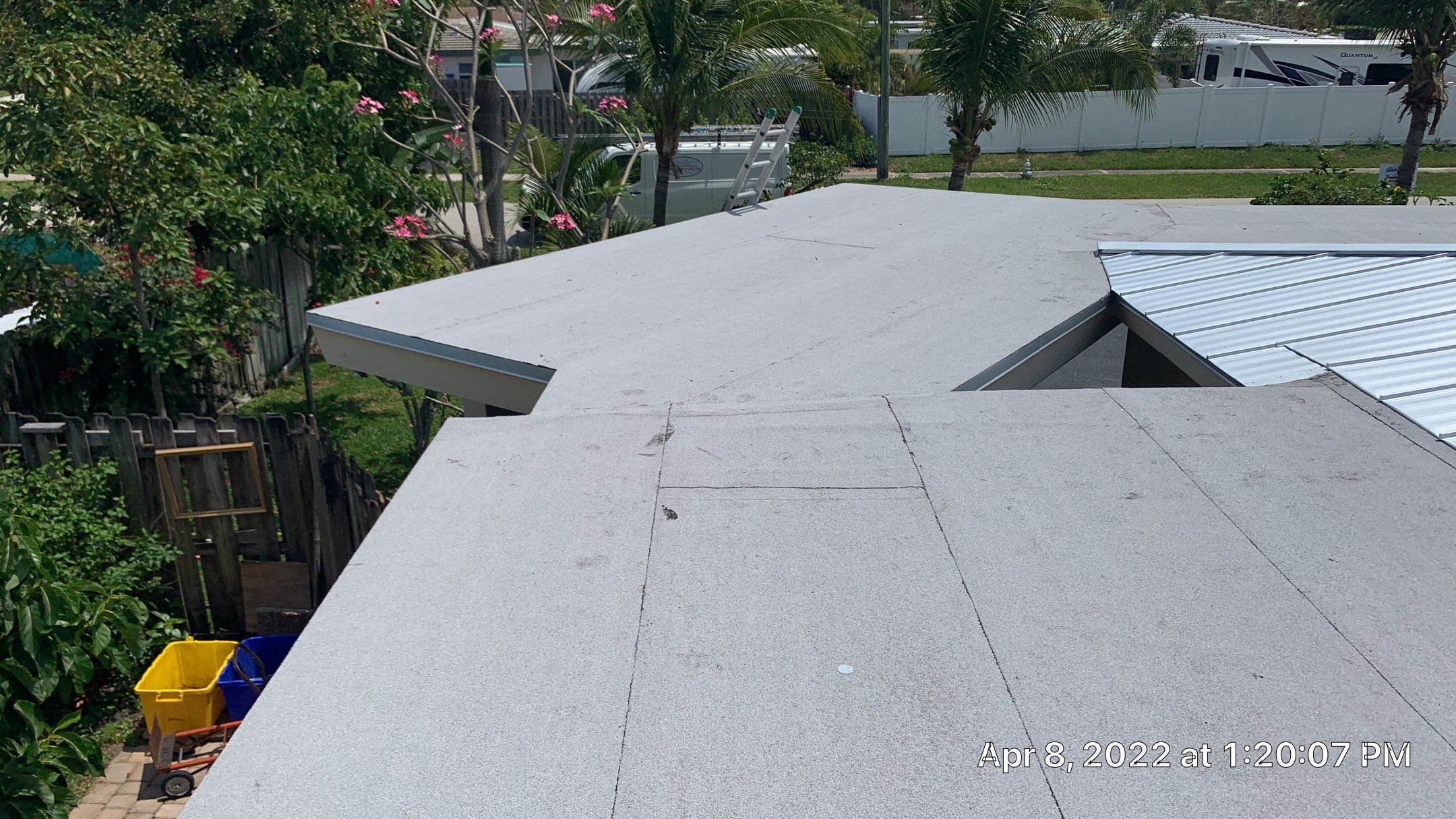 Residential Roofing Installation using 1" Nail strip metal roof by BLUES BROTHERS ROOFING