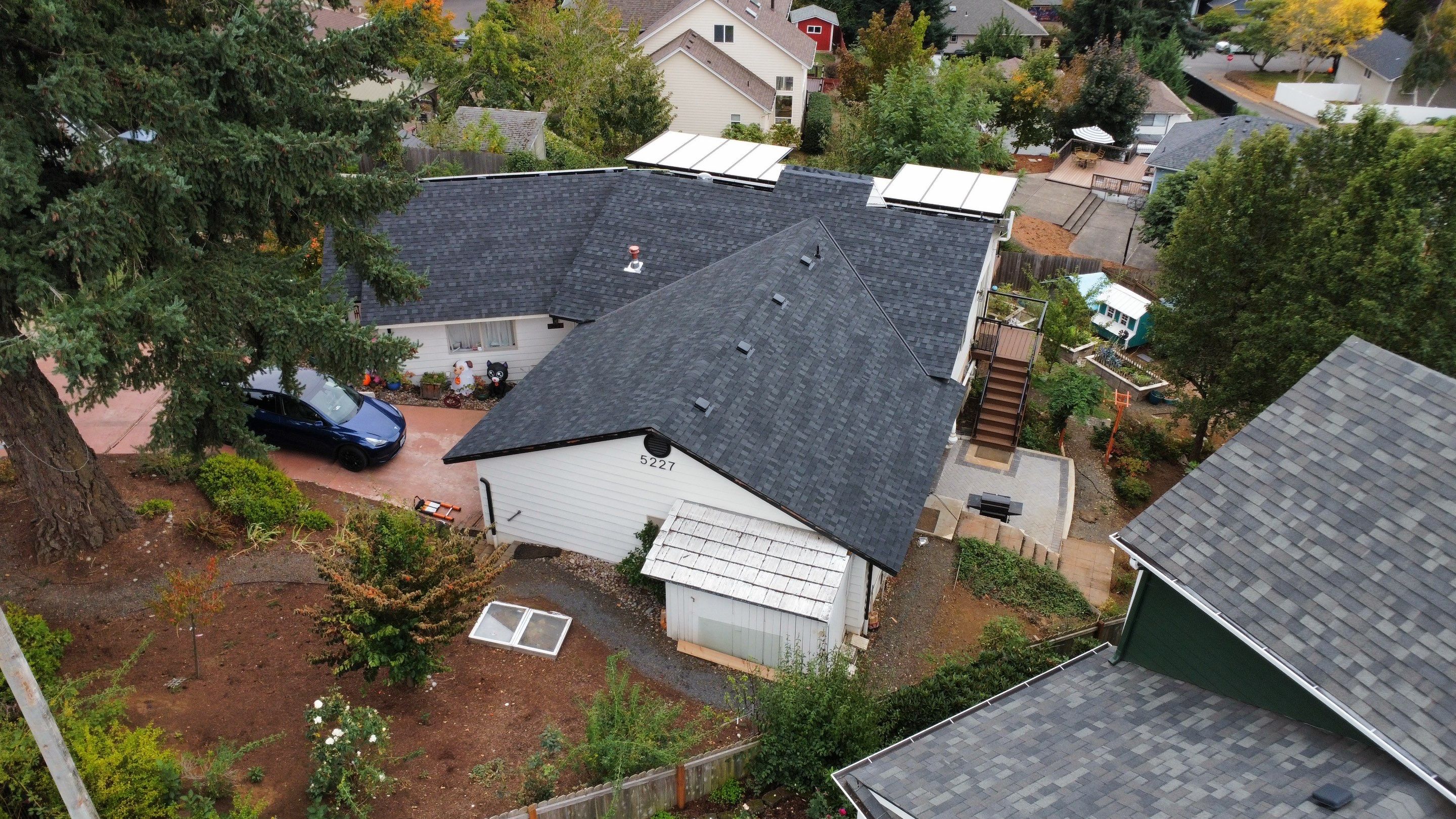 Granite Black Residential Roof Replacement by Orezona Building & Roofing Company, Inc.
