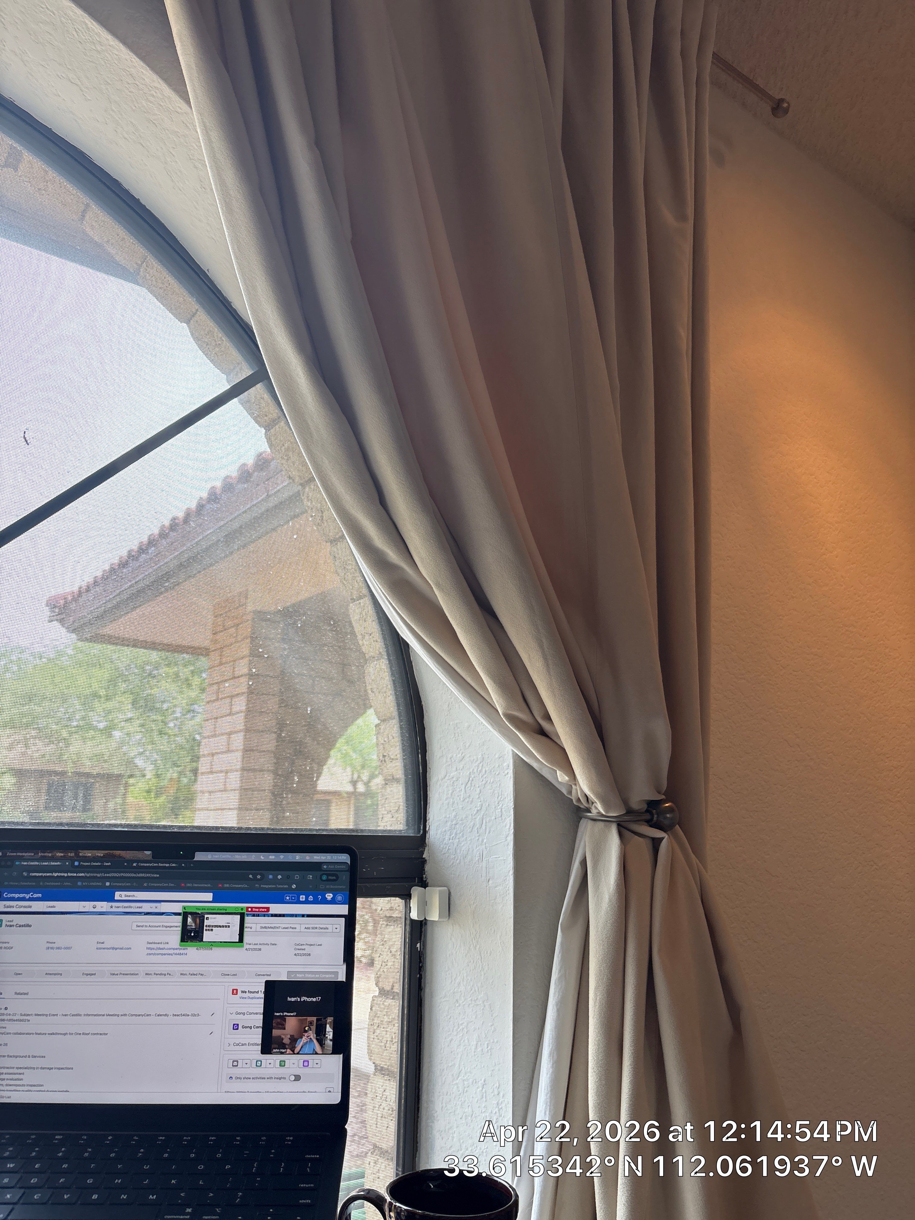 Custom Home Office Setup and Media Wall in Phoenix by CompanyCam Sales Demo