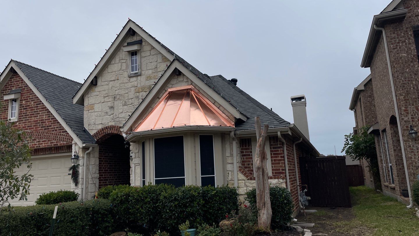 Copper Bay window by Springtree Restoration 