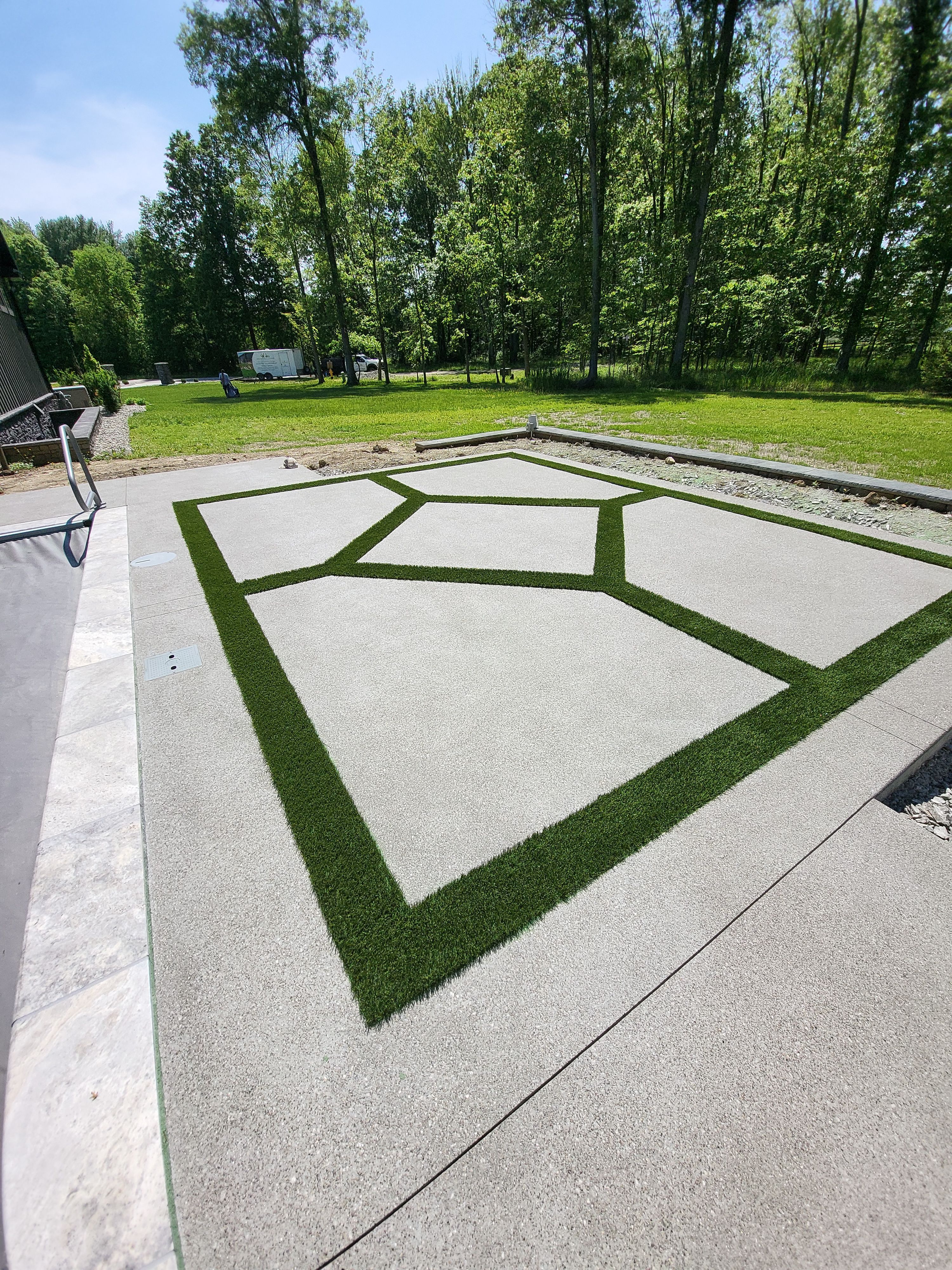 Luxury Turf Strips in Galena, OH by Southwest Greens Midwest