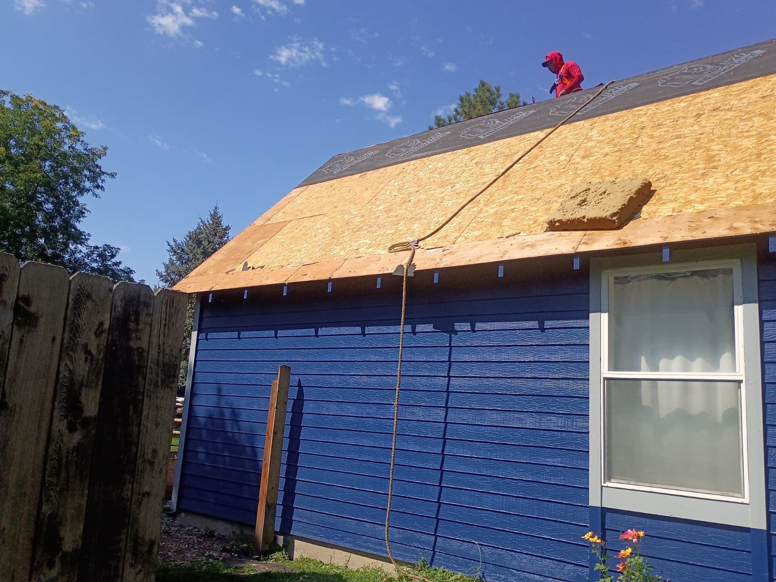 Complete Residential Roof Replacement and Sheathing Repair in Boise by Olive Roofing