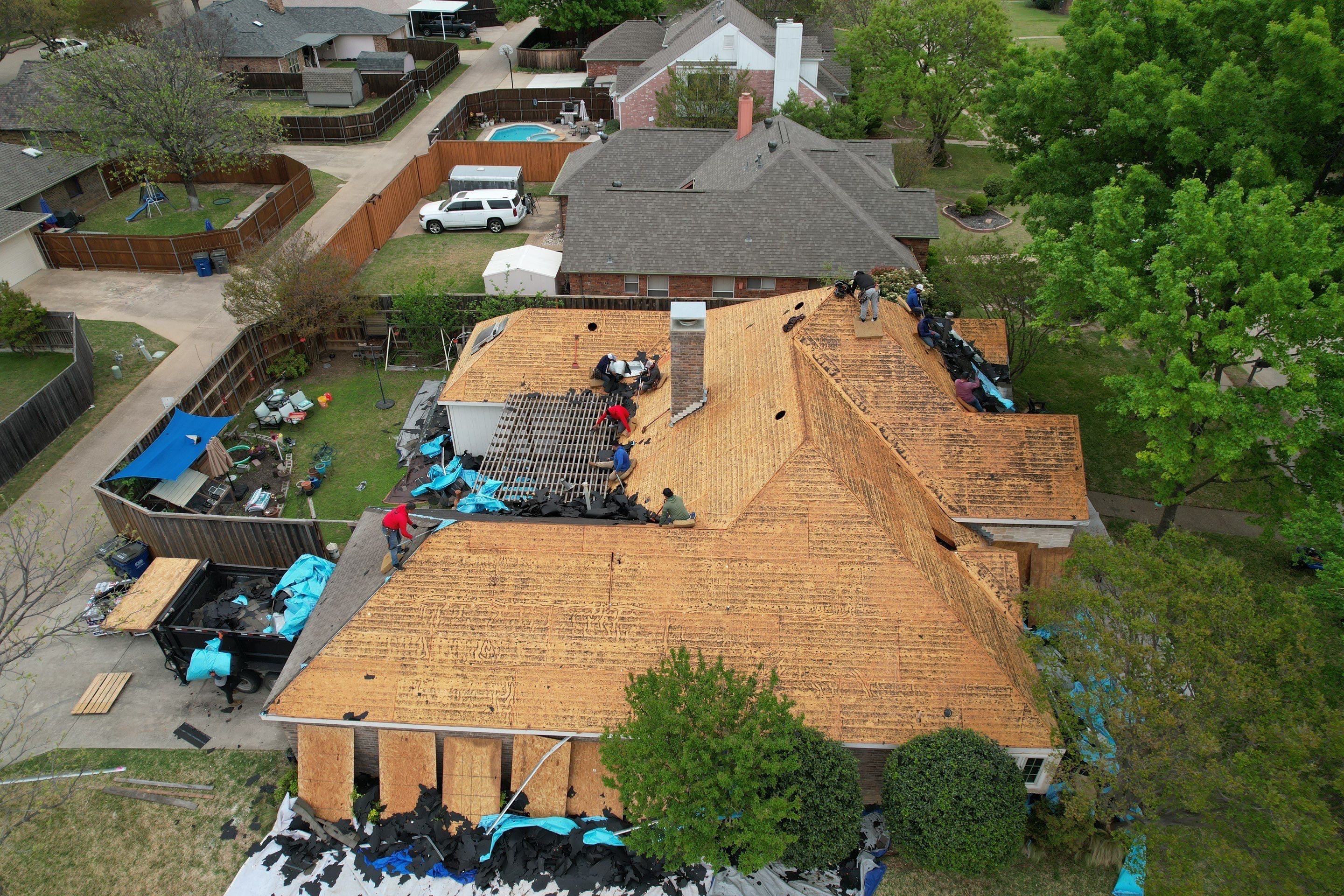 Project in Allen by Zeus Exteriors