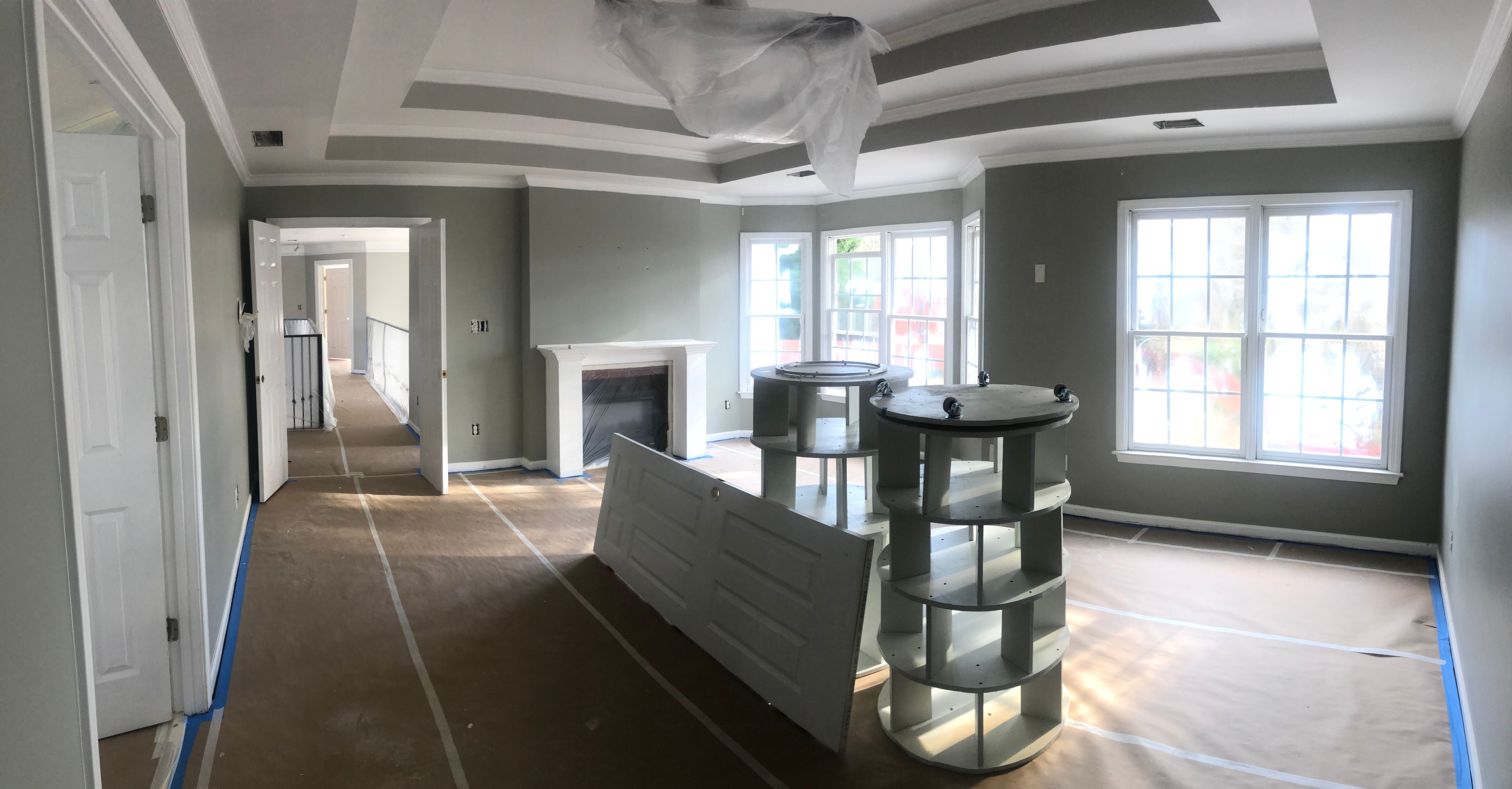 Full Interior Home Repaint and Drywall Surface Preparation in Smyrna by Swift Home Renovations 