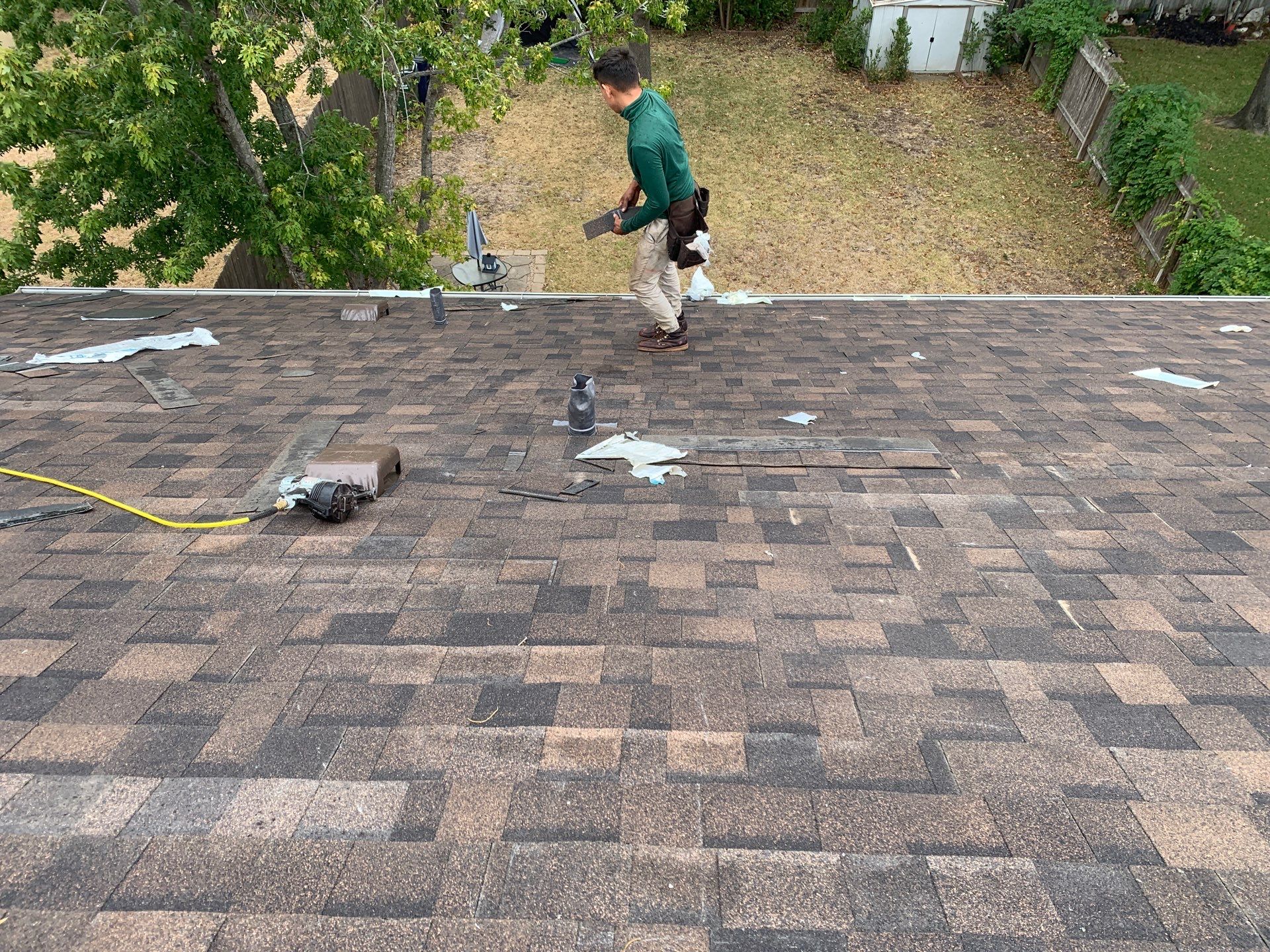 Cedar Park Residential Roof Replacement with OSB Sheathing and Shingle Installation by Caliber Restoration LLC