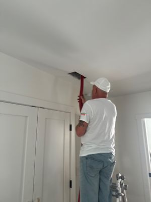 Air Duct Cleaning Service using Rotobrush System