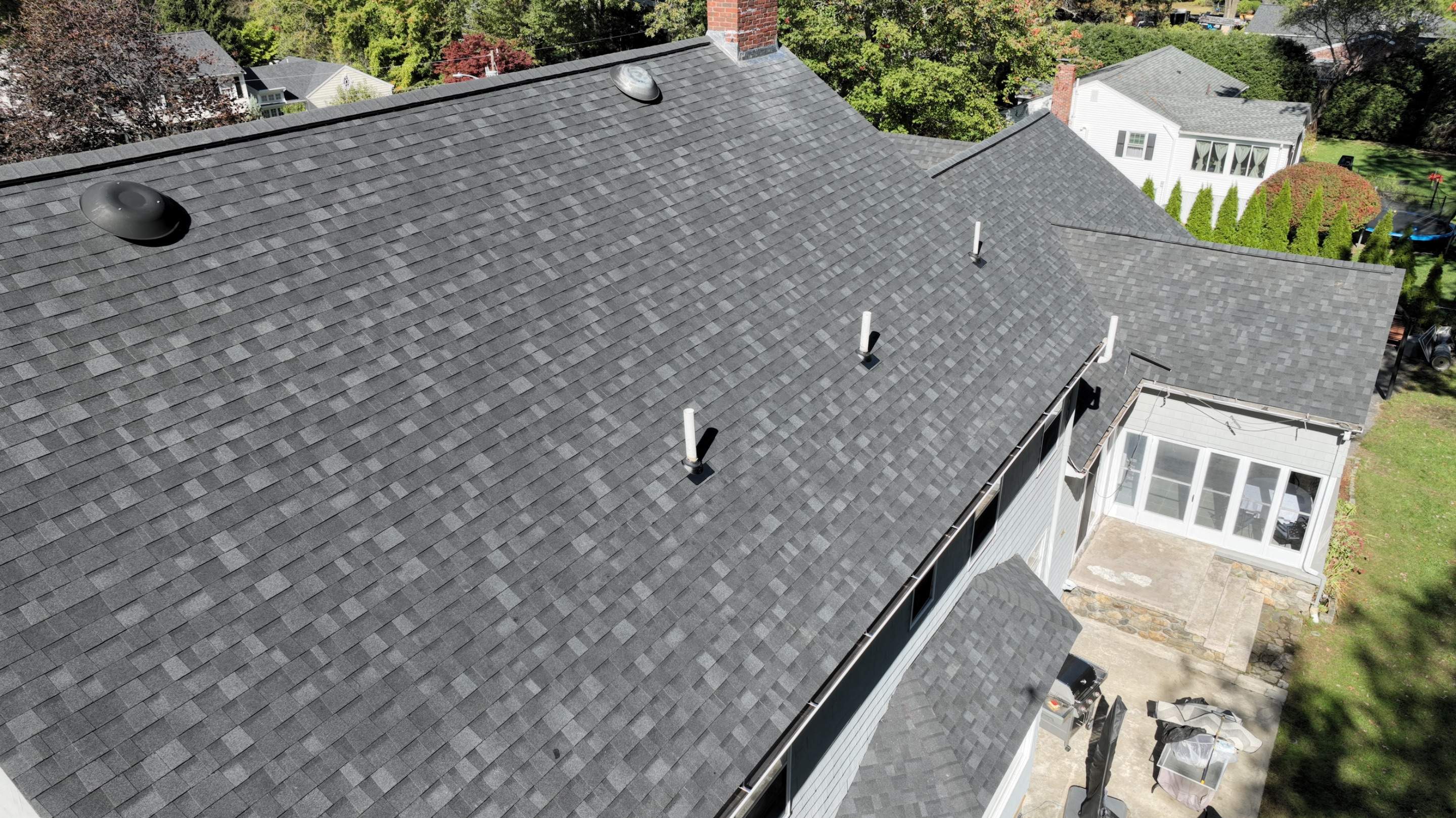 Two-Layer Tear-Off & Full Roof Replacement in Andover, MA – Owens Corning Duration, Onyx Black by JOHNNYS PRO