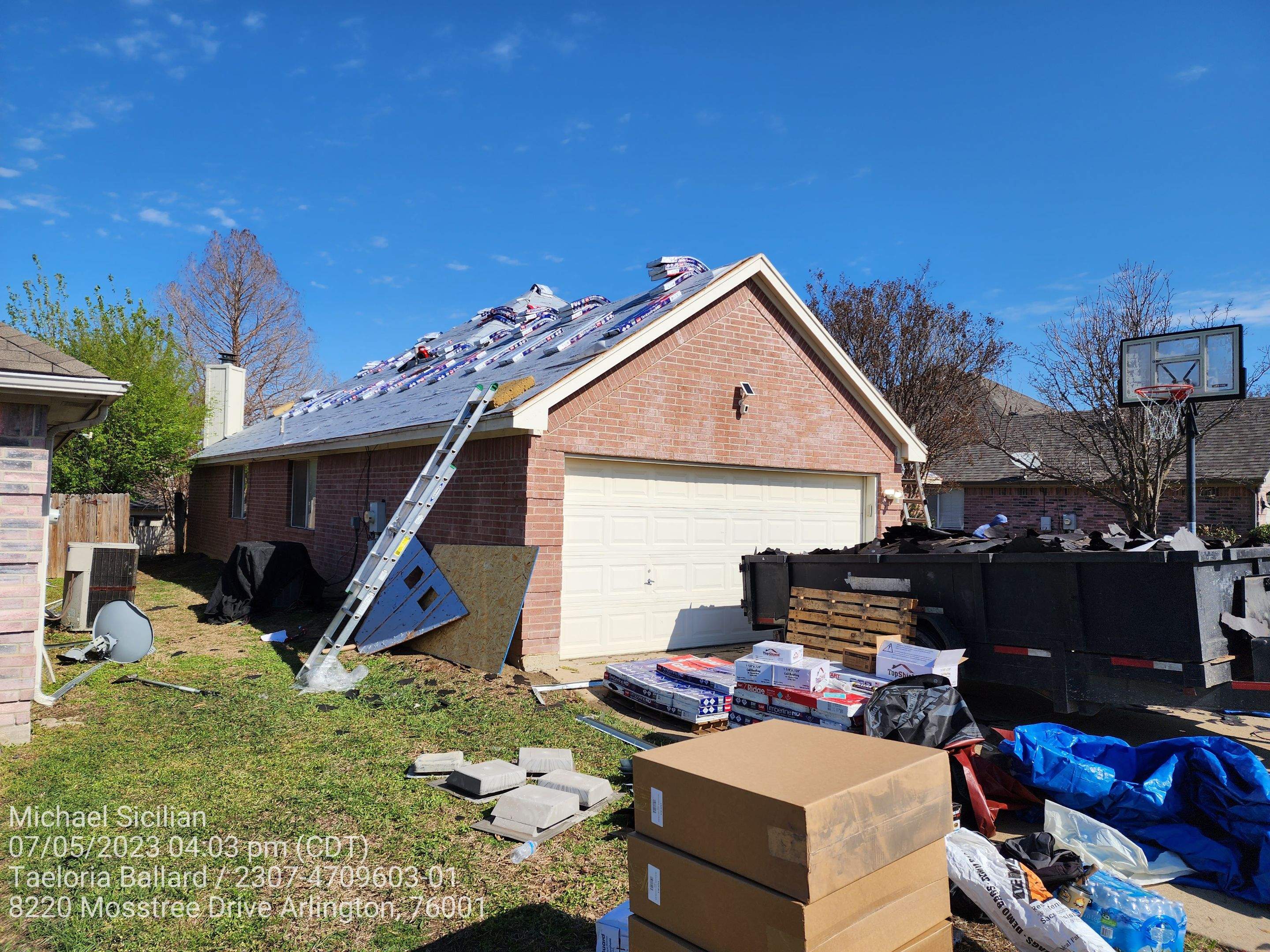 Project in Arlington  by Zeus Exteriors