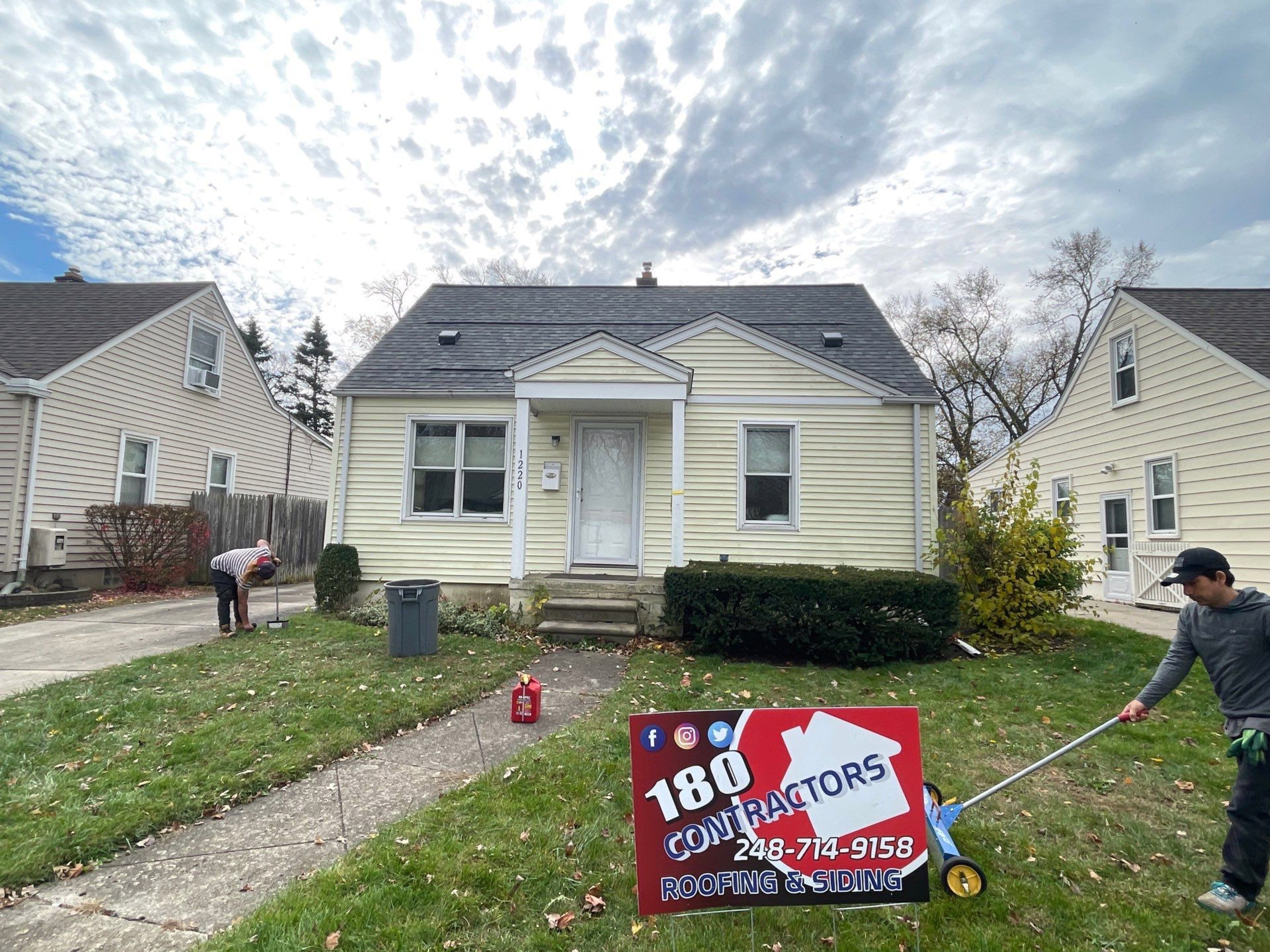 Roof Replacement using CertainTeed Landmark by 180 Contractors