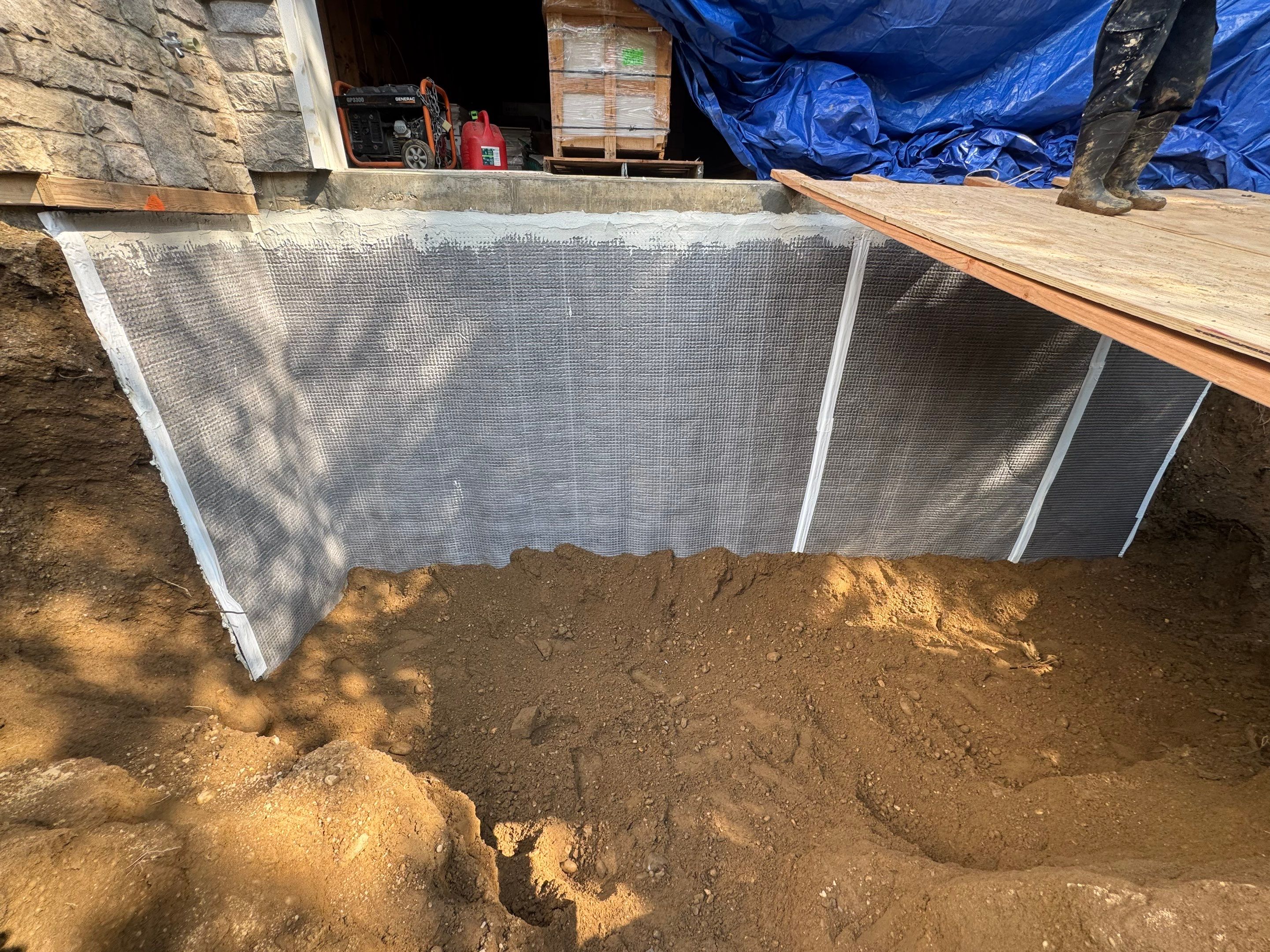Birch Dr, Roslyn, NY by A.M. Shield Waterproofing, Corp.