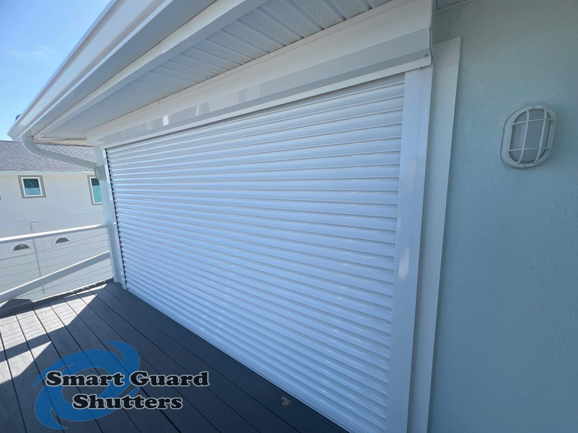 Rolling Shutters in White by Smart Guard Shutters