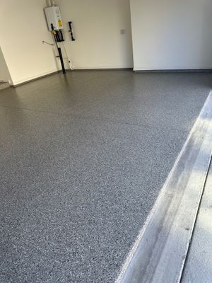 Garage Floor Coating using Creekbed