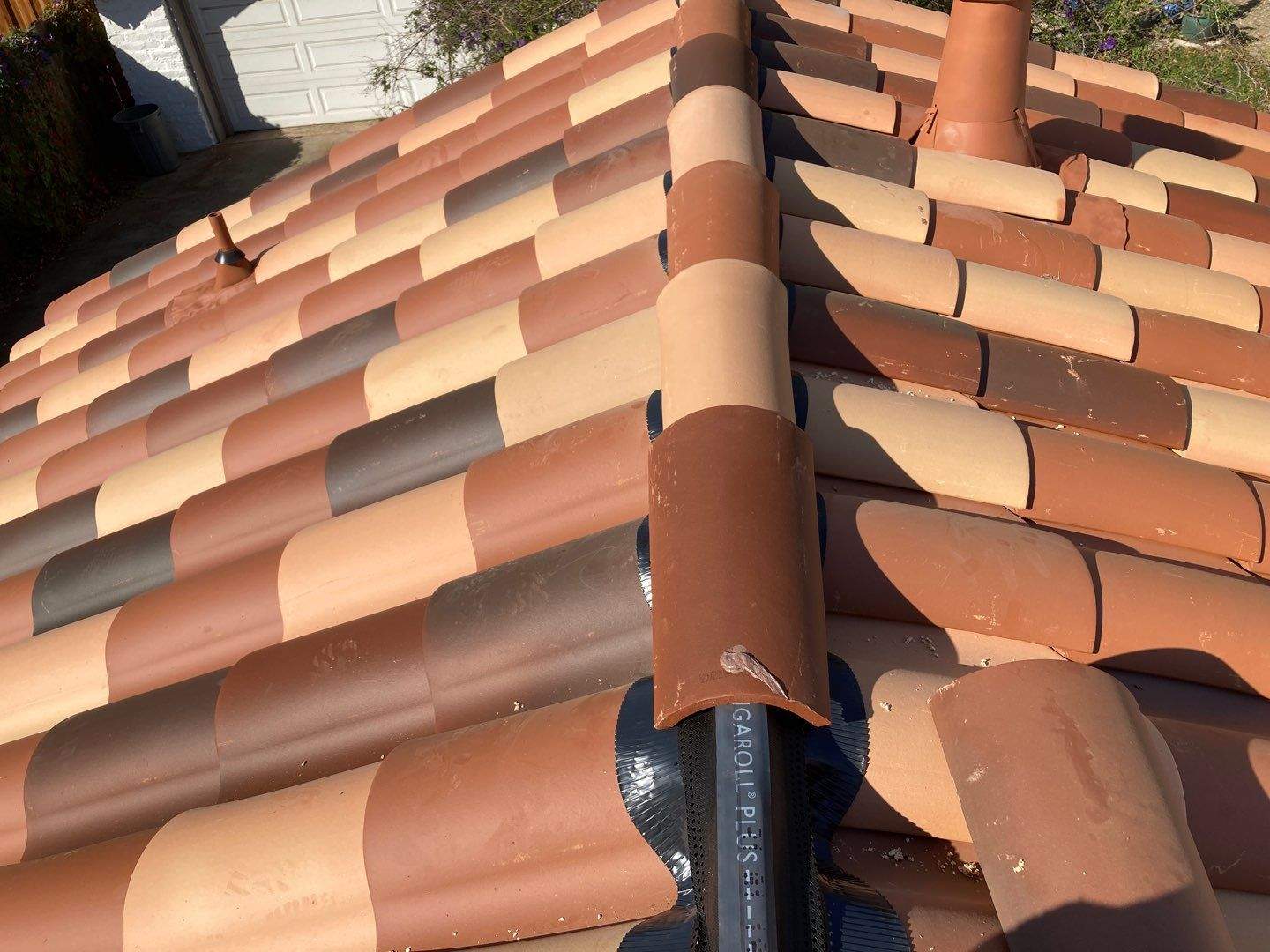 Los Gatos Wood Shake to Clay Tile Reroof and Restoration by Eastman Roofing & Waterproofing Inc.