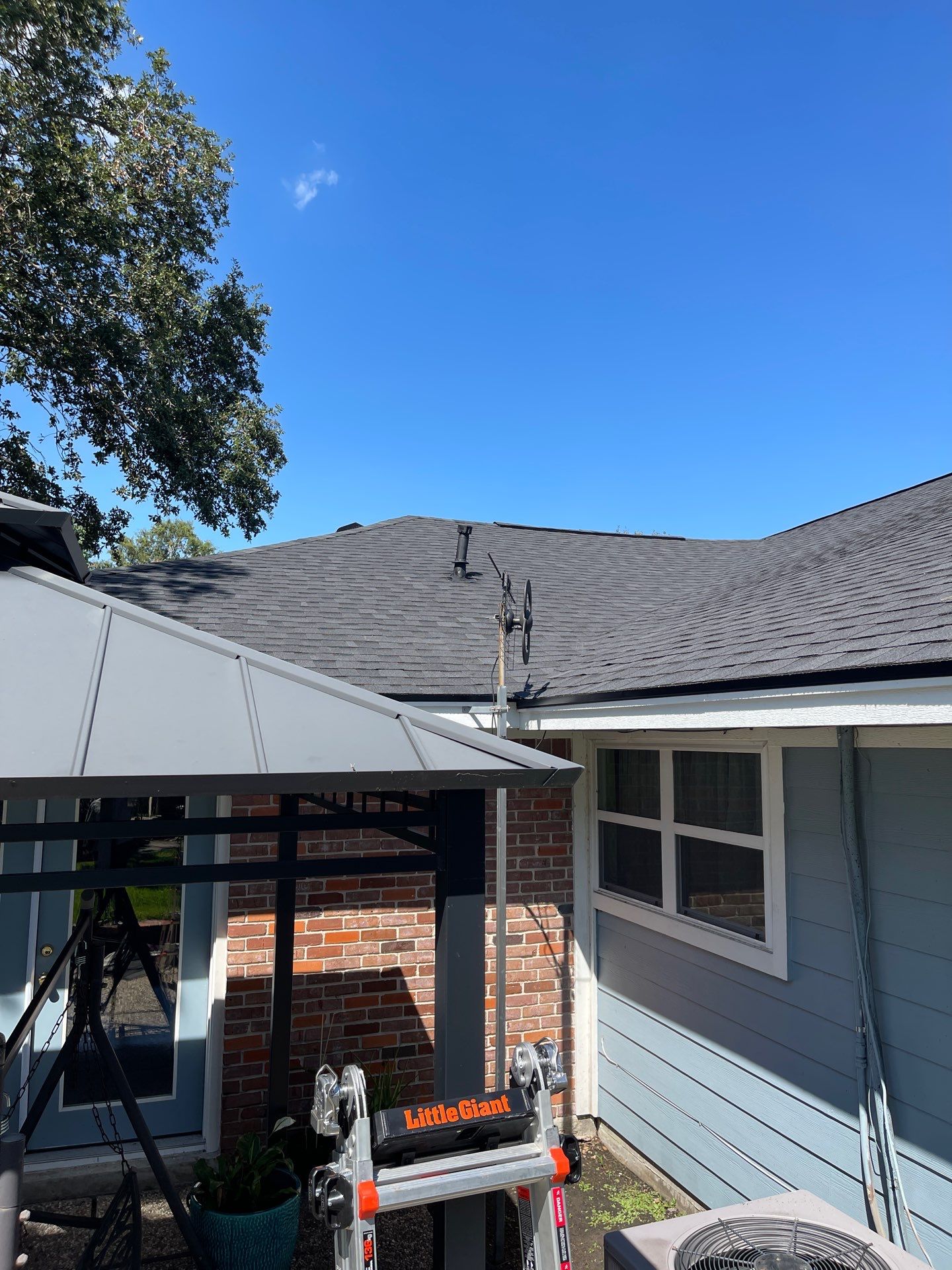 Residential Roofing Installation using Tamko Heritage® Series Rustic Black by CAP Roofing and Construction LLC