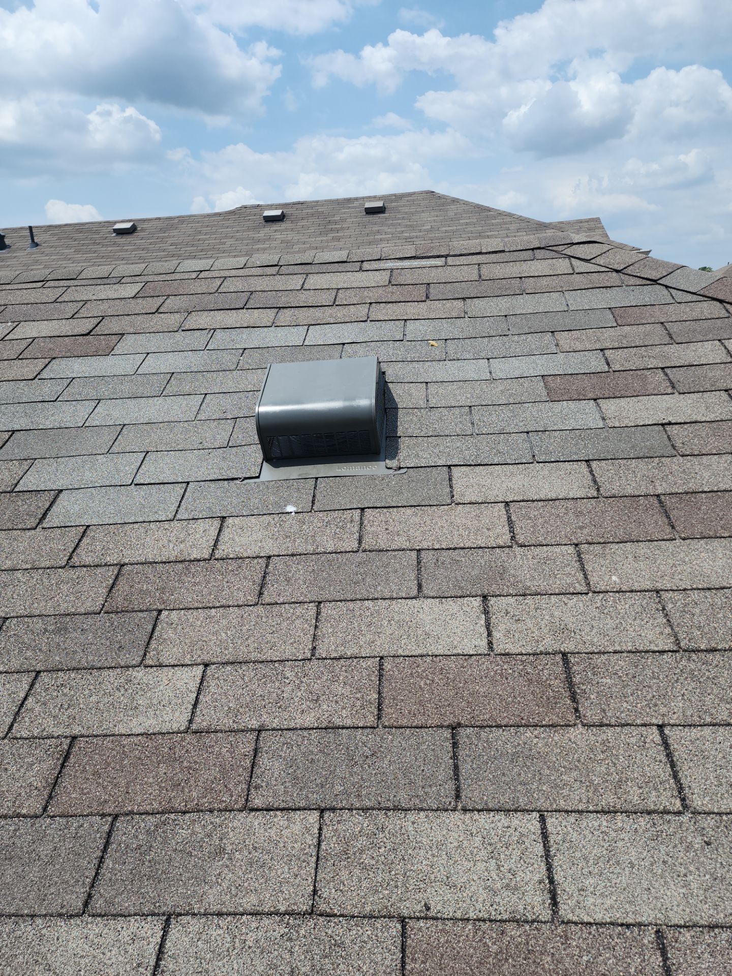 Hail Damage using Owen's Corning Duration (Lifetime) Shingles by Roof Repair Company
