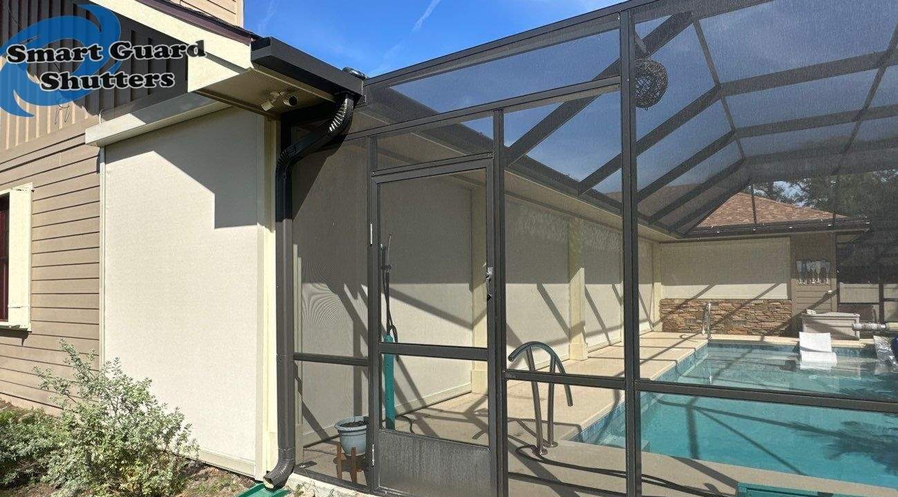 Hurricane Protection in Ivory by Smart Guard Shutters