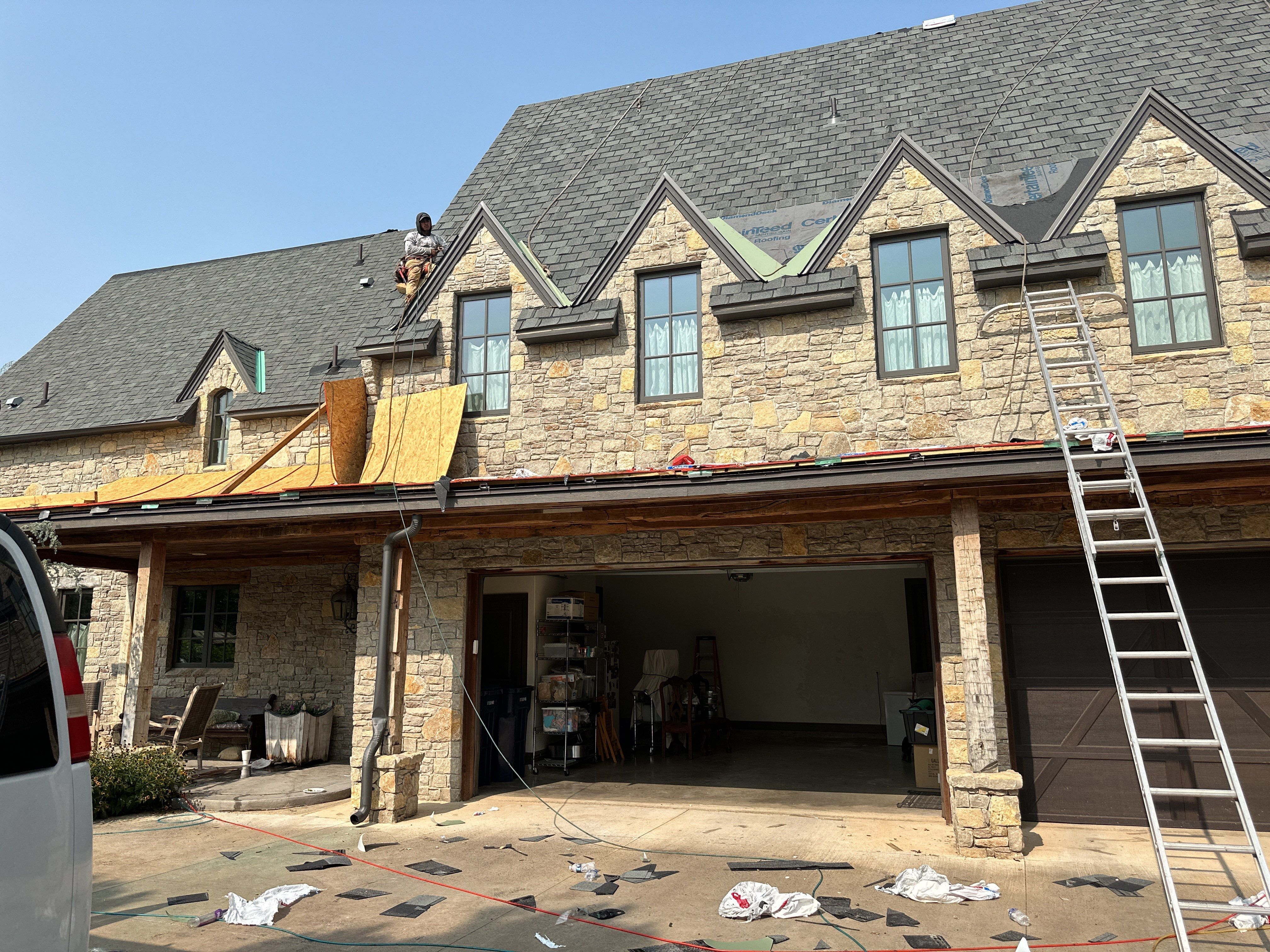 Reroof using Certainteed Belmont IR by Castillo Roofing