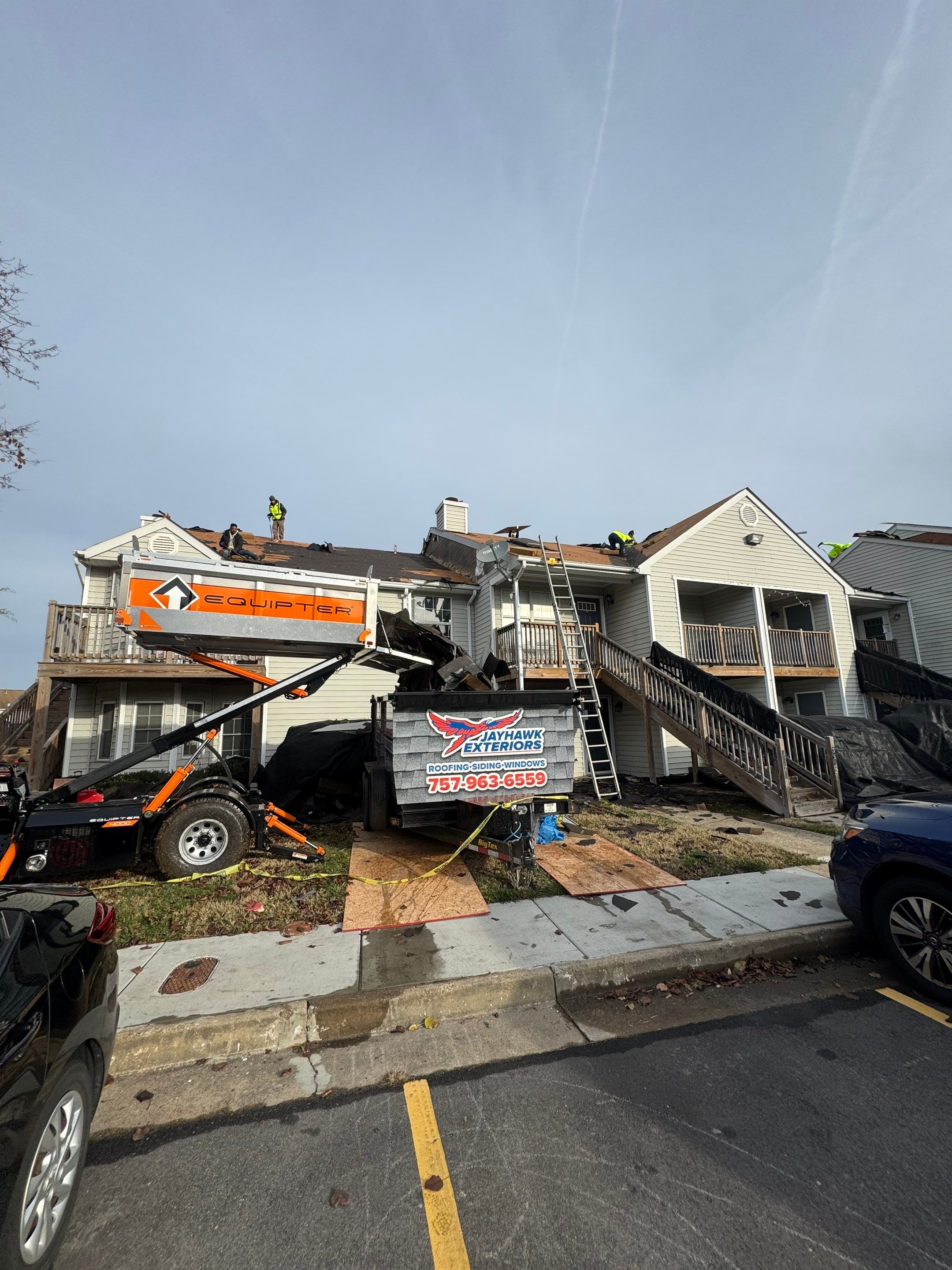 Project in Virginia Beach, VA by Jayhawk Exteriors