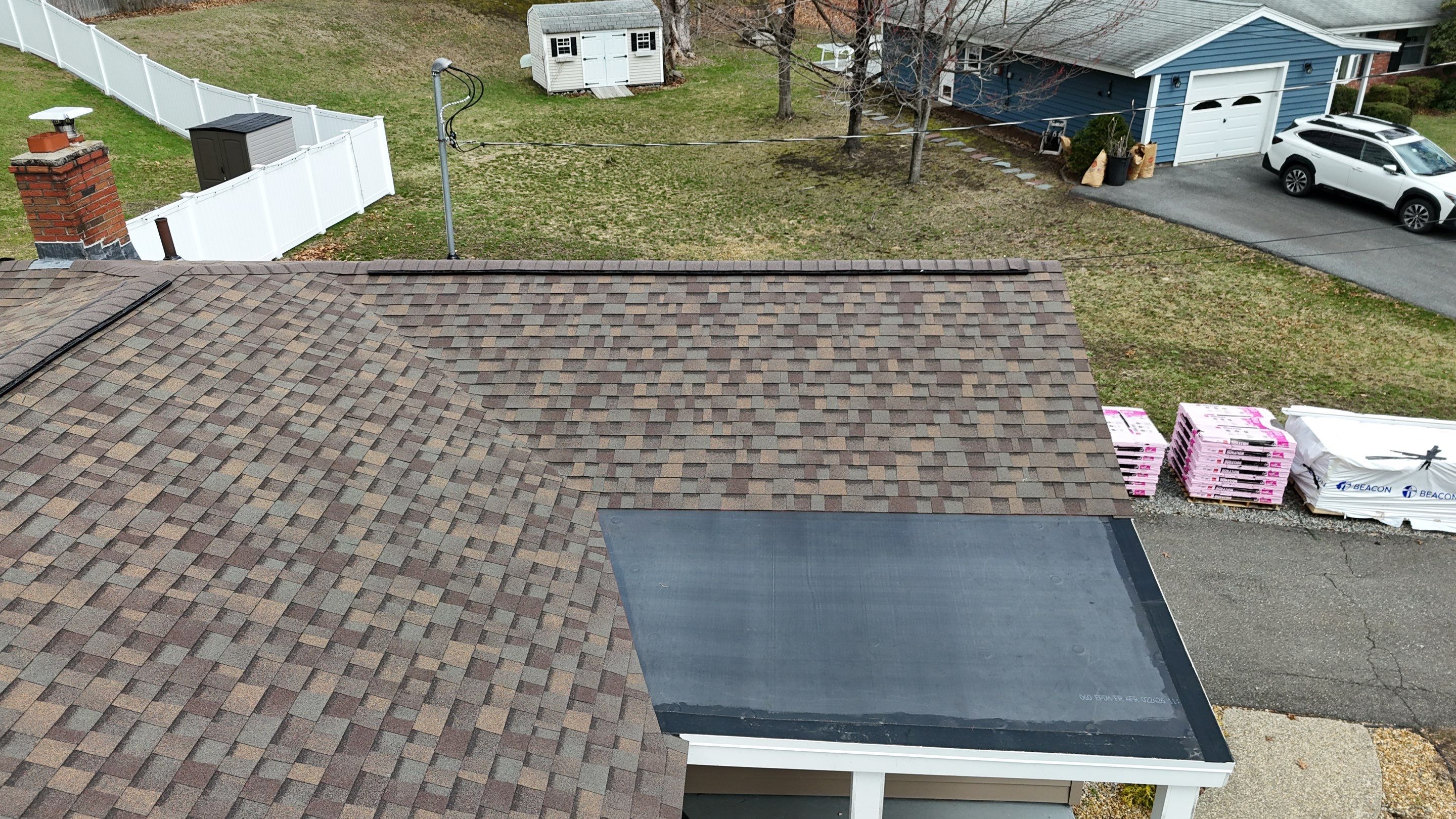.Full Roof Replacement, Plywood Decking & EPDM System in Peabody by Mighty Dog Roofing of Greater Middlesex County