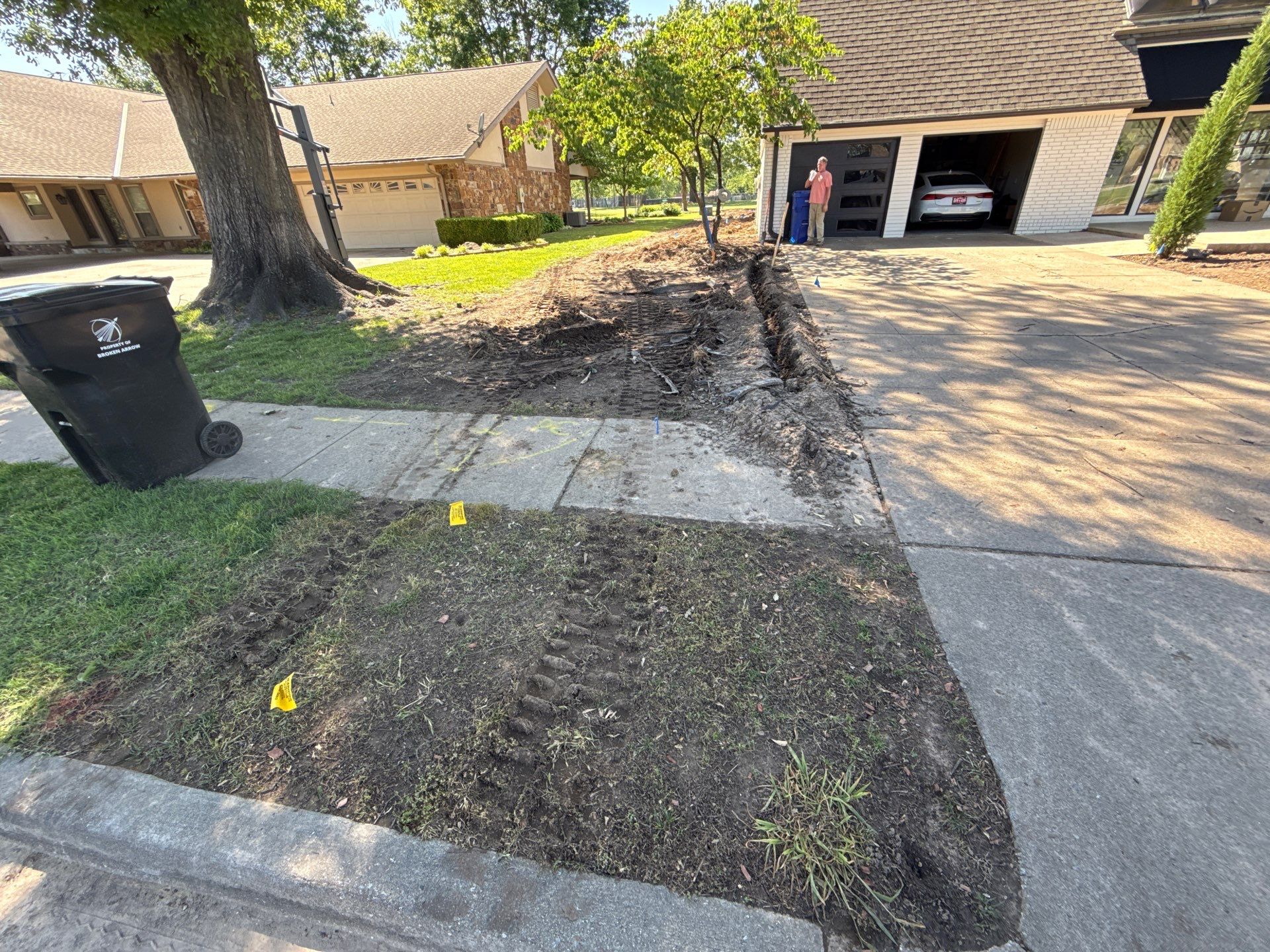 Project in Broken Arrow by Greenscapes Outdoor