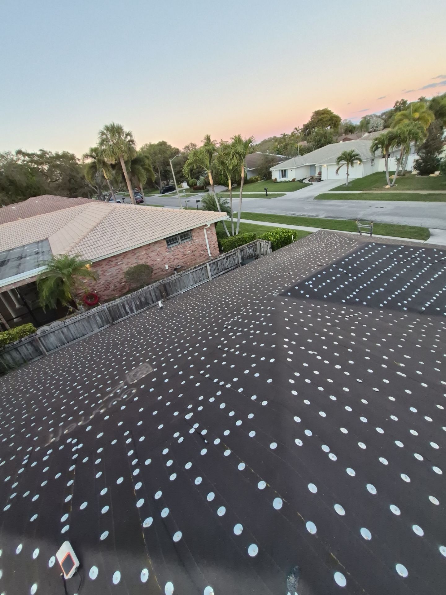 Residential Roofing Installation using 1" Nail strip metal roof by BLUES BROTHERS ROOFING