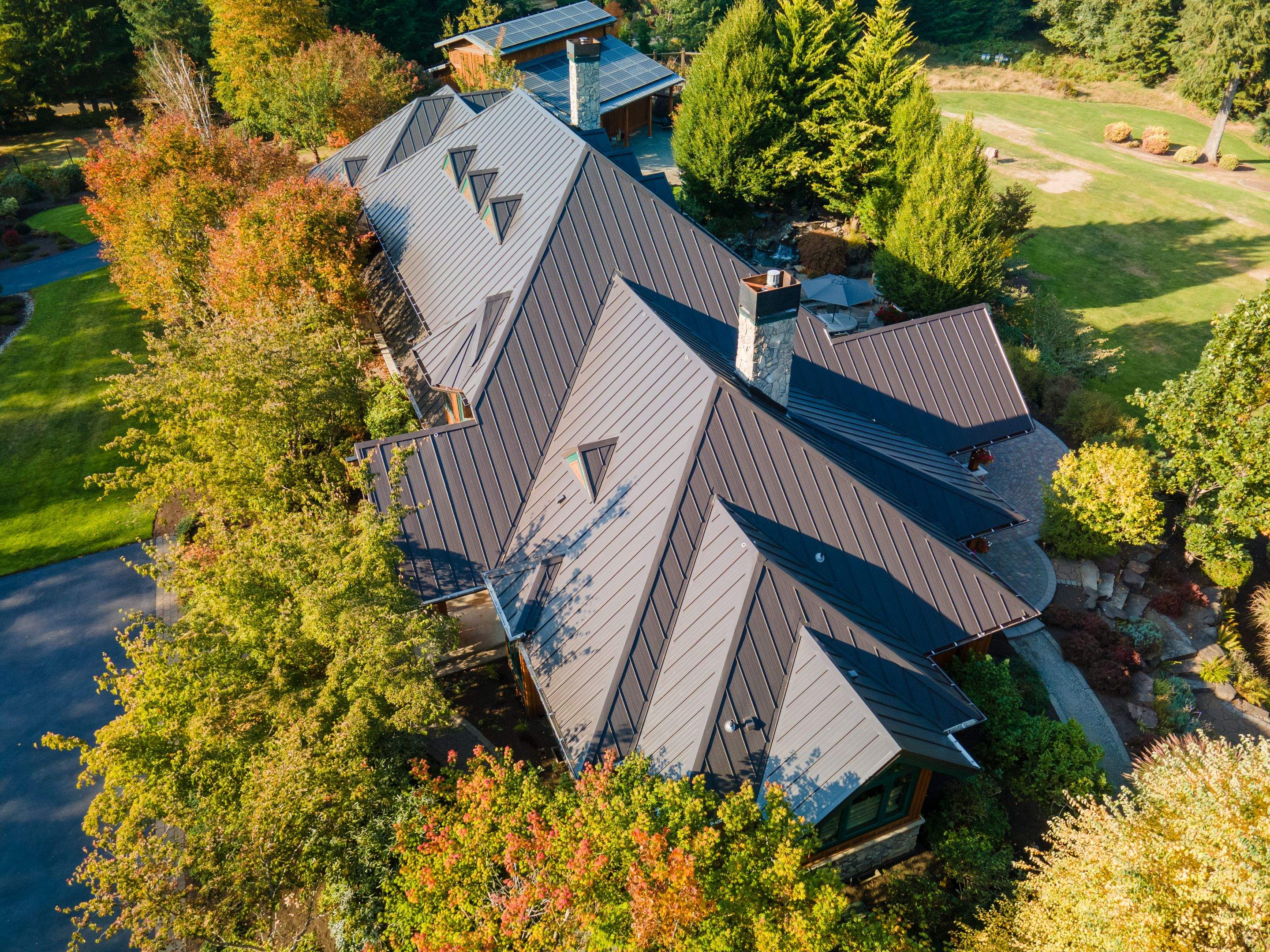 North Bend | Metal Panel Roof Project by Roofscapes NW