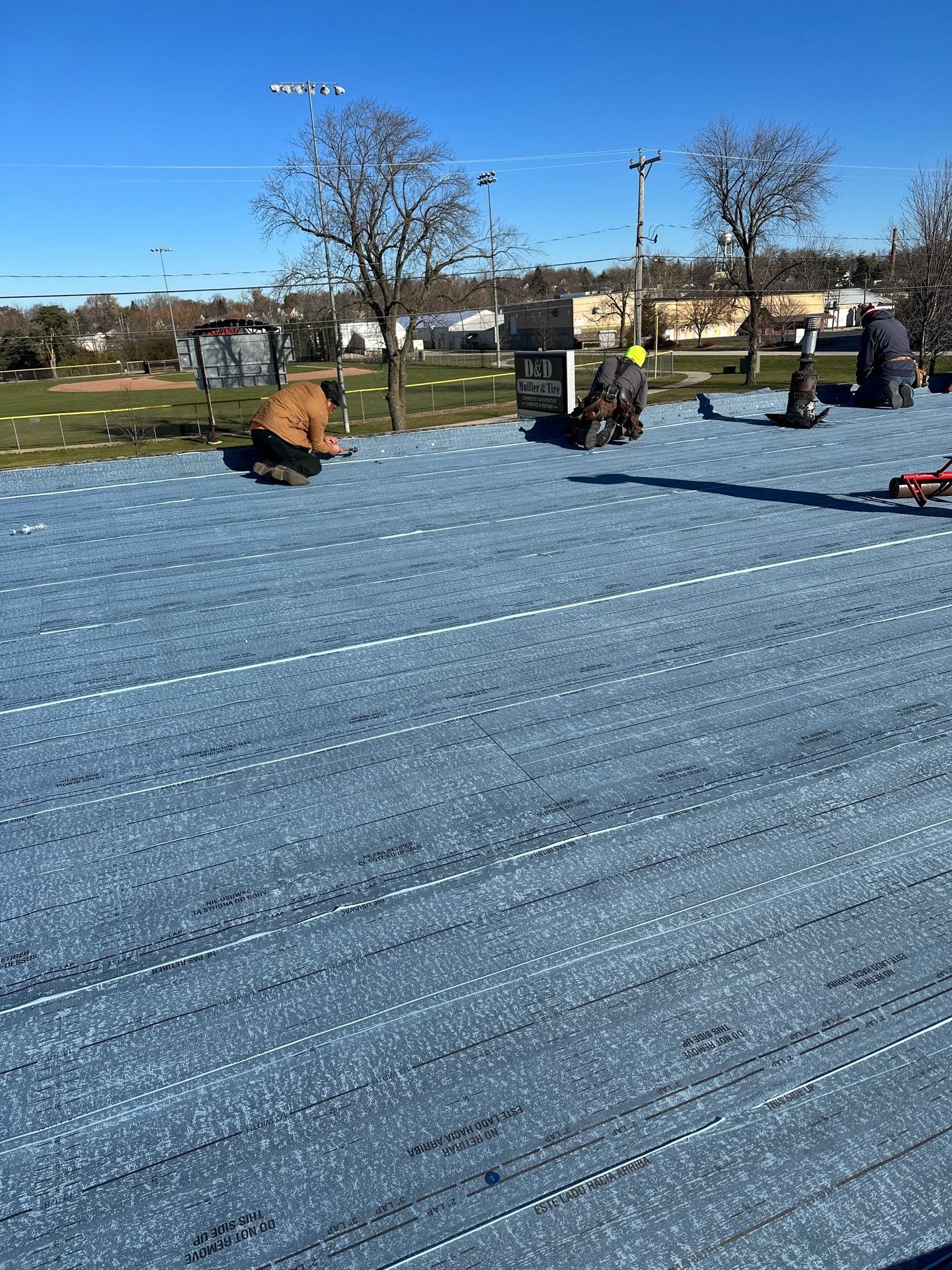 Commercial Roofing using Certainteed Flintastic Self Adhered by Stendahl Services