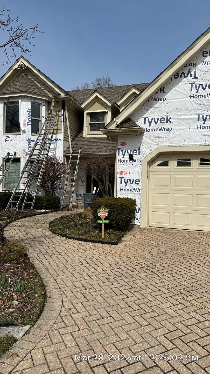 Siding Installation using Alside Charter Oak by Pro Home Services Inc