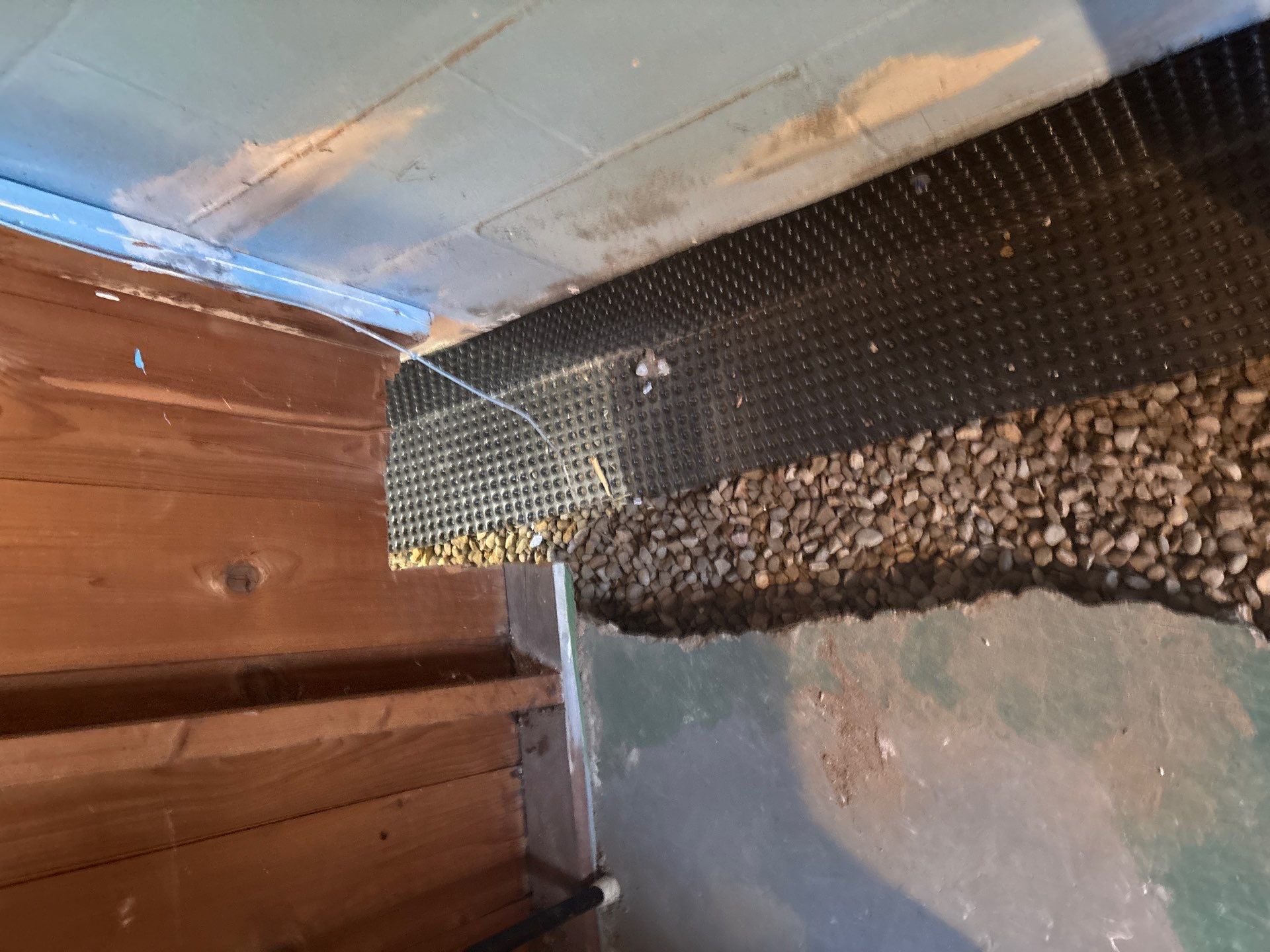 Completing the Connection for Lisa's Drain Tile System by Waterproofing Northeast