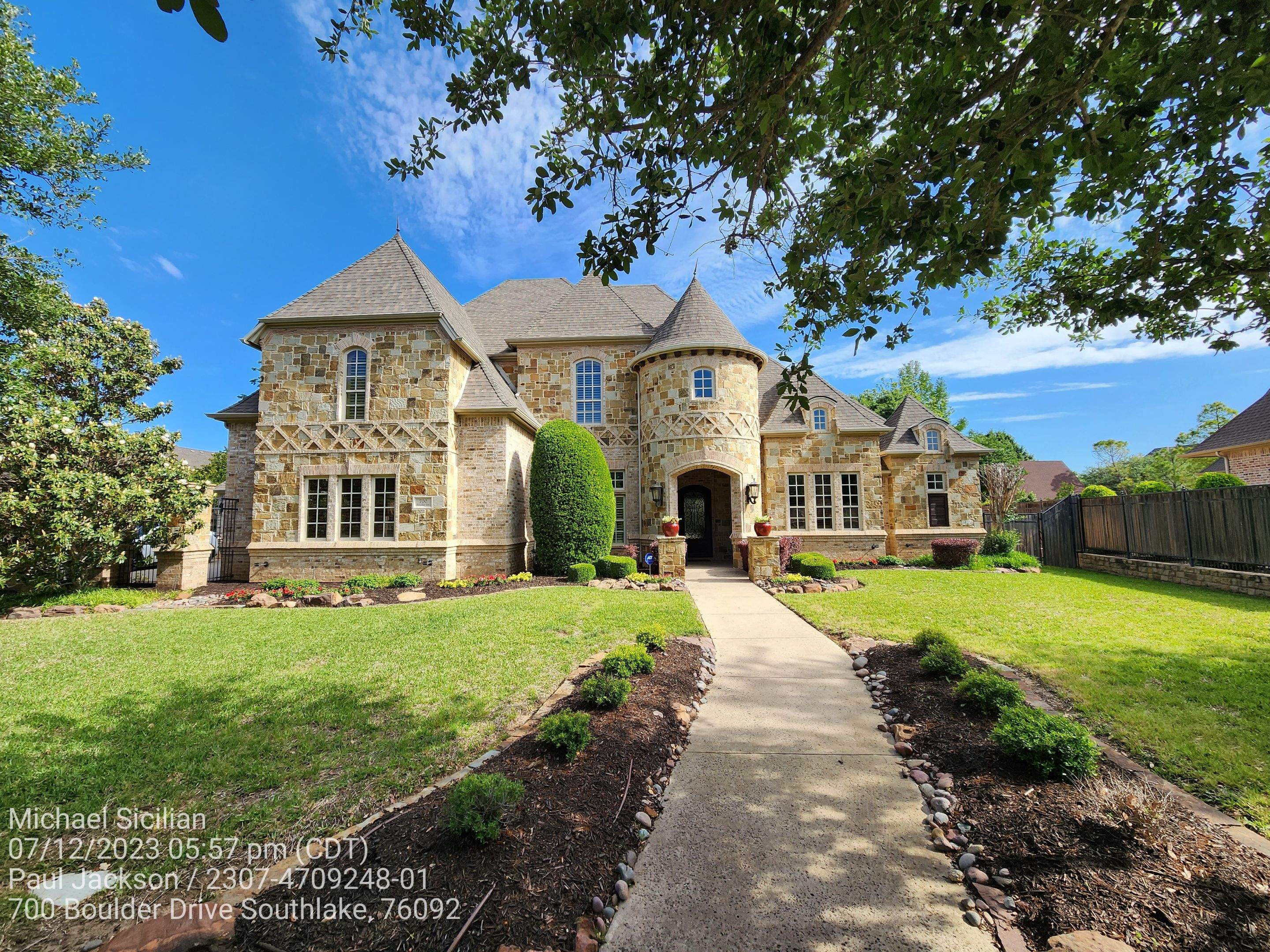 Project in Southlake by Zeus Exteriors