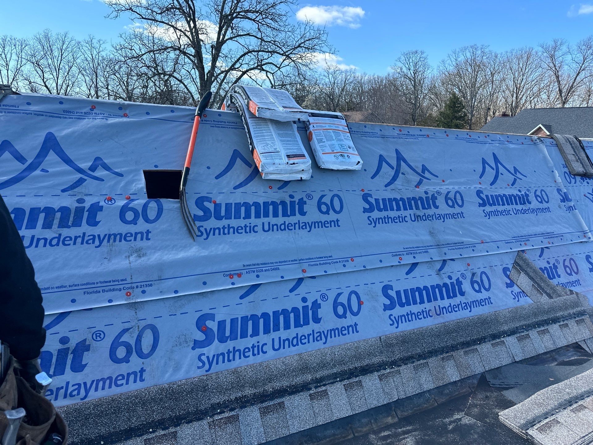 Residential Roof + Gutters & Downspouts & Gutter Guards Install  by Titan Commercial & Residential Roofing 