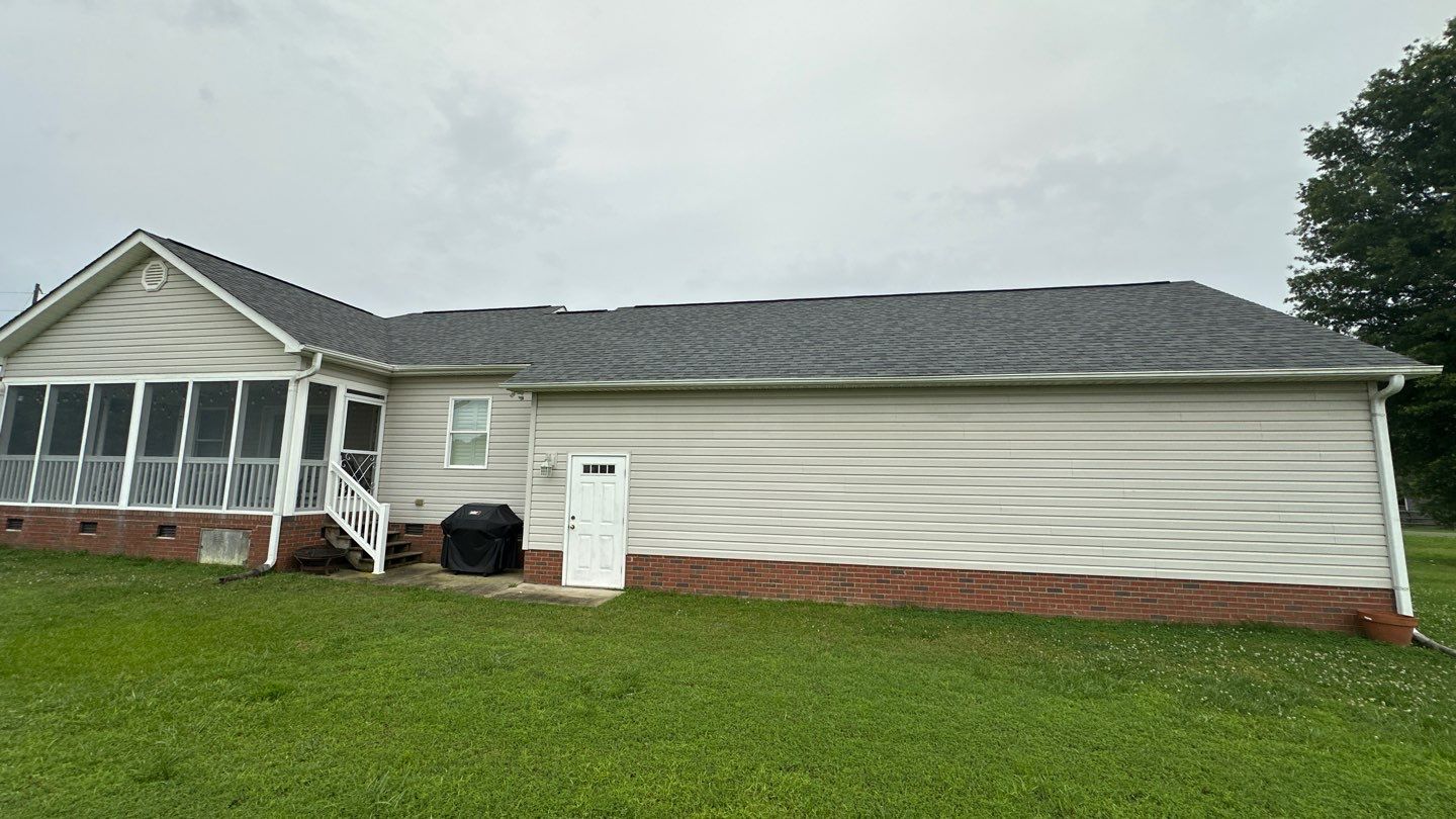 Full Roof Replacement and Gutter Installation in Rock Hill, South Carolina by Merritt Roofing LLC