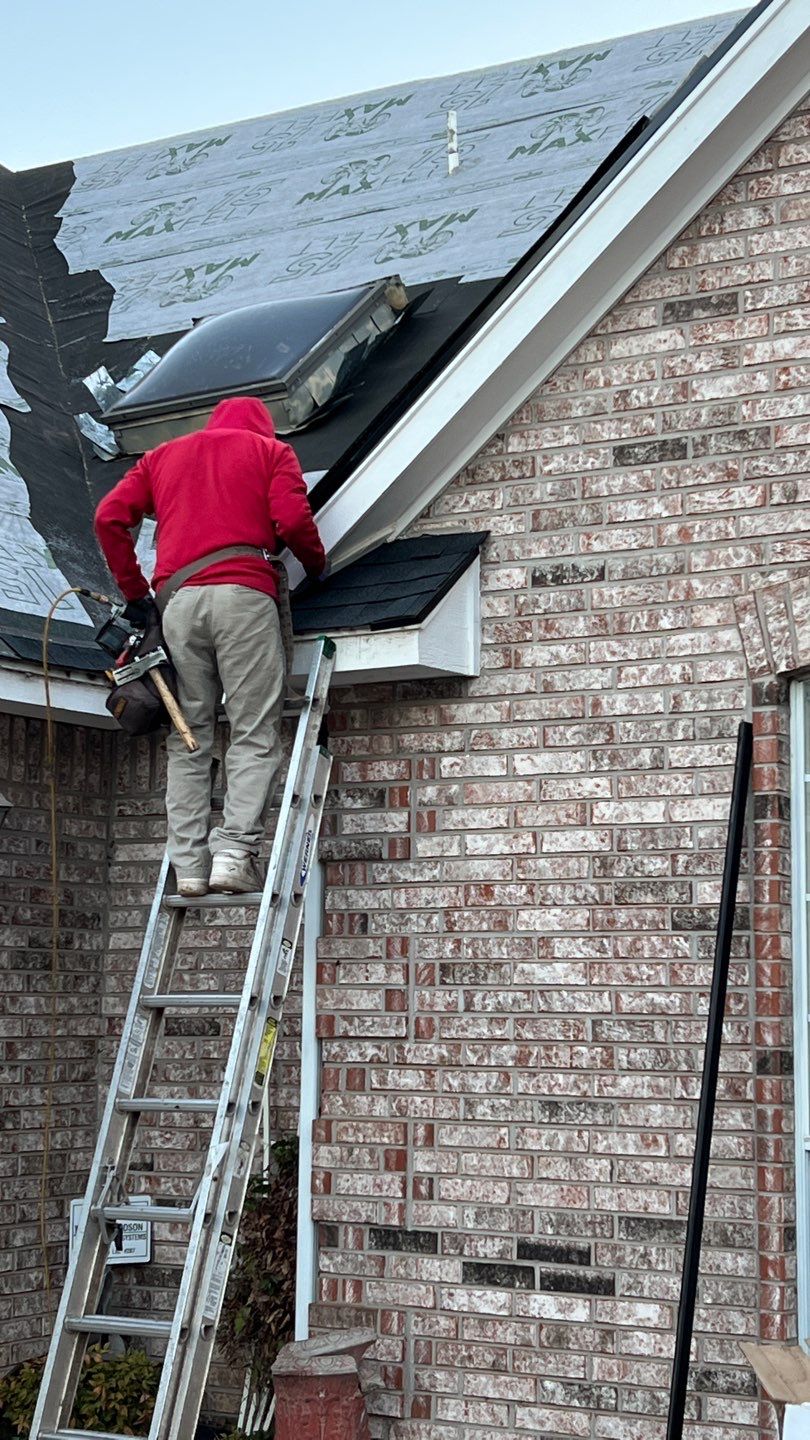 Residential Roofing Installation using GAF Natural Shadow  by A & H Roofing and Contracting