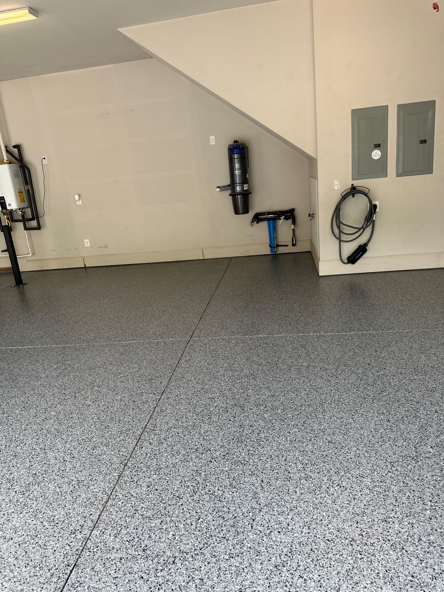 Garage Floor Coating using Nightfall by My Garage Floor Guys