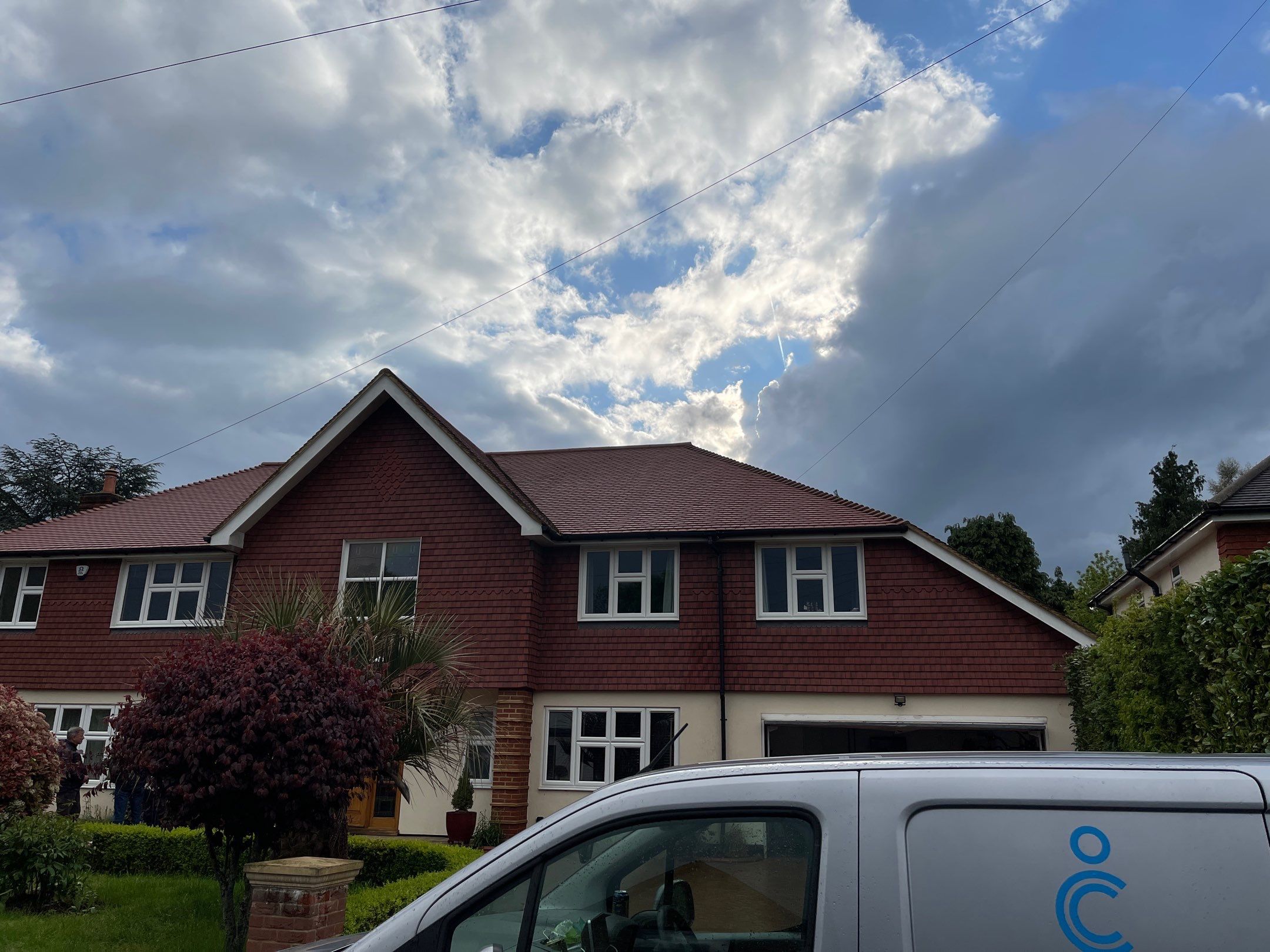 Roof Cleaning and Biocide Treatment using Honda 15lpm Low Pressure Washing Machine by Ges Exterior Cleaning ltd