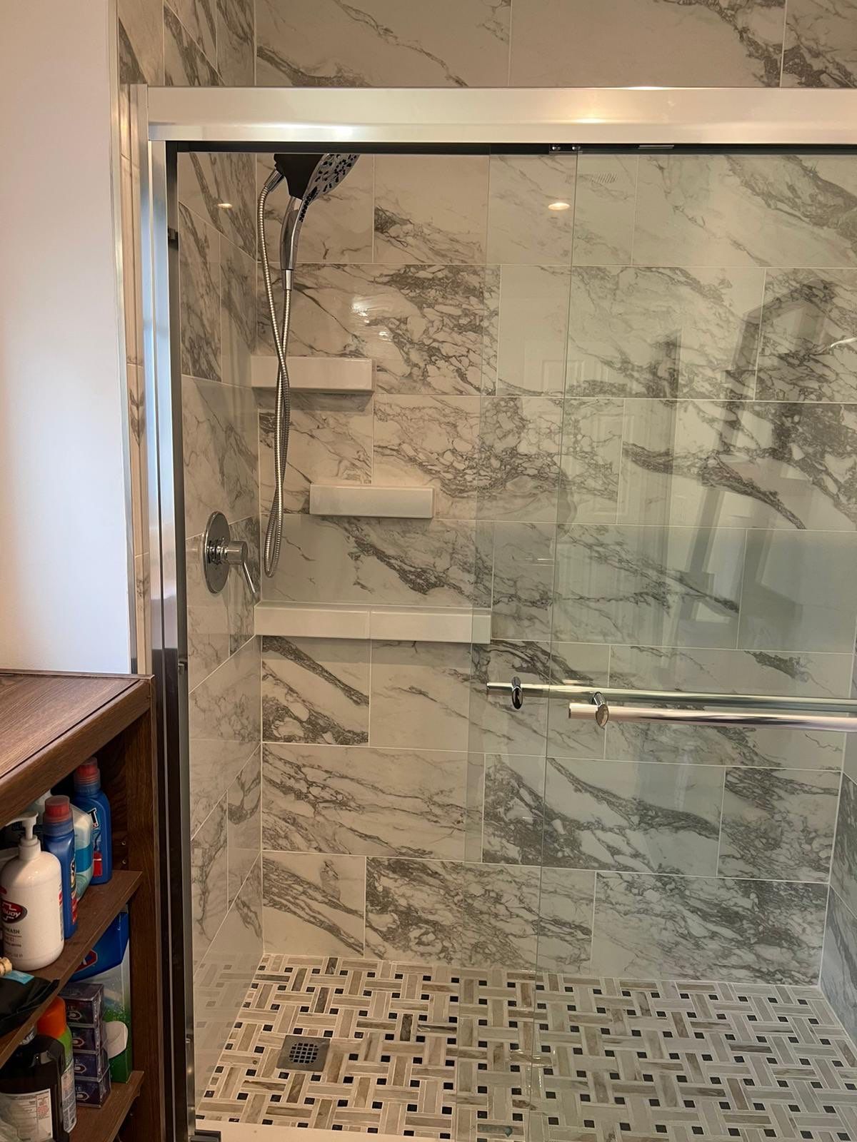 Bathroom Remodel using Tile by Home Concepts Construction