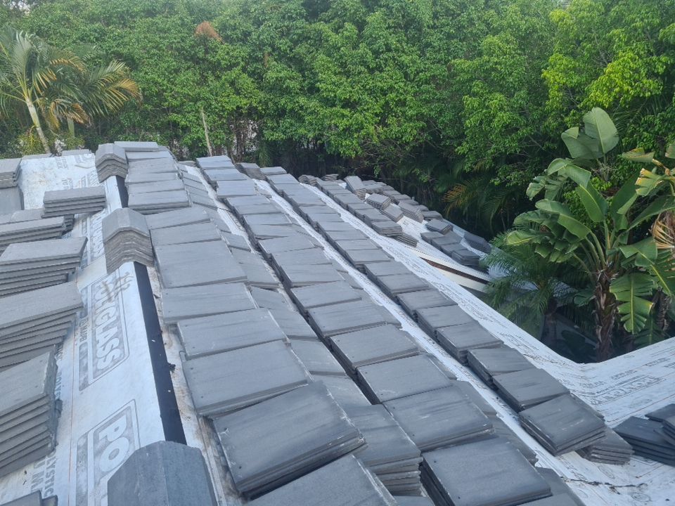 Residential Roofing Installation using Eagle Roofing Tile by BLUES BROTHERS ROOFING