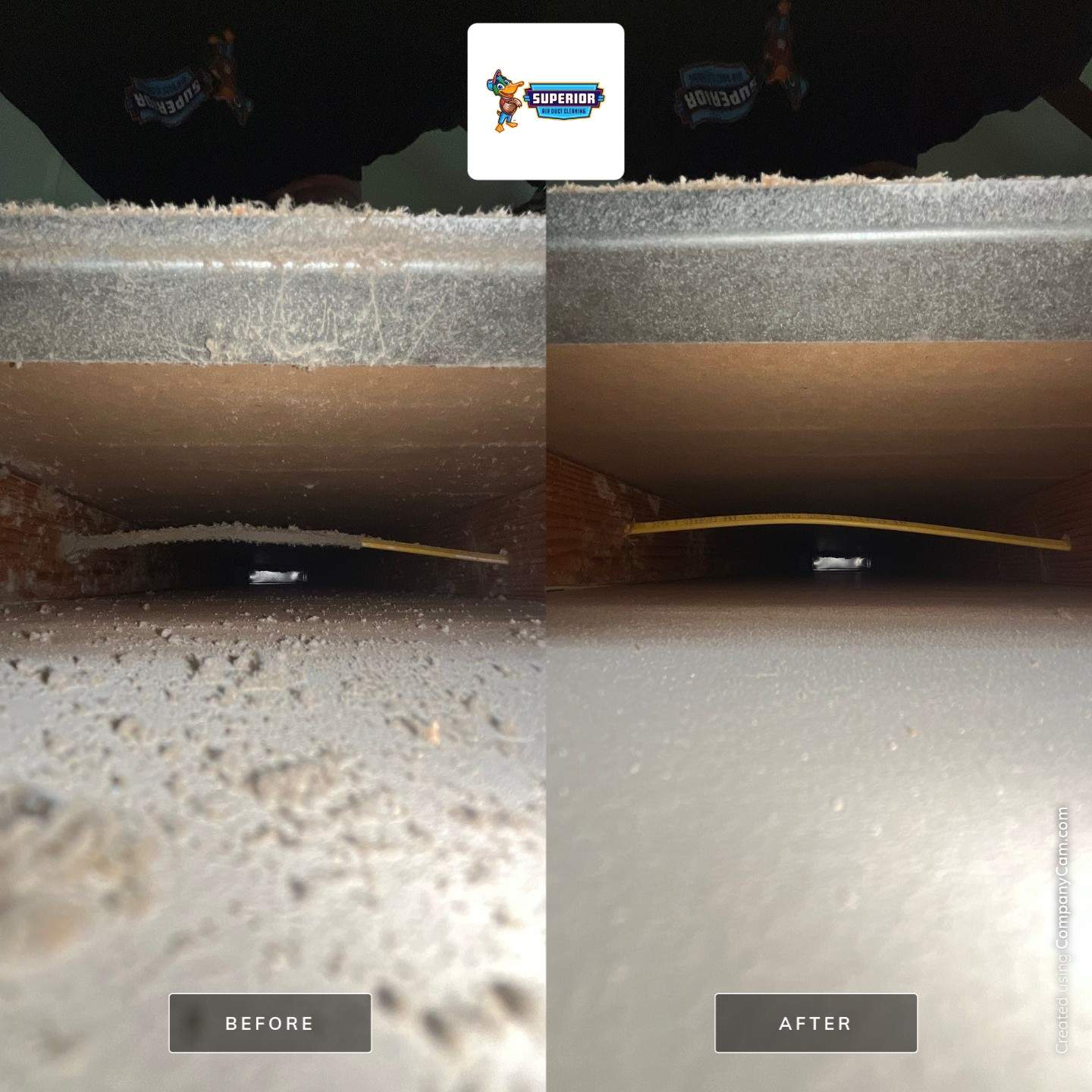 Air Duct Cleaning With a Vacuum Truck in Beaver Falls, PA. by Superior Air Duct Cleaning