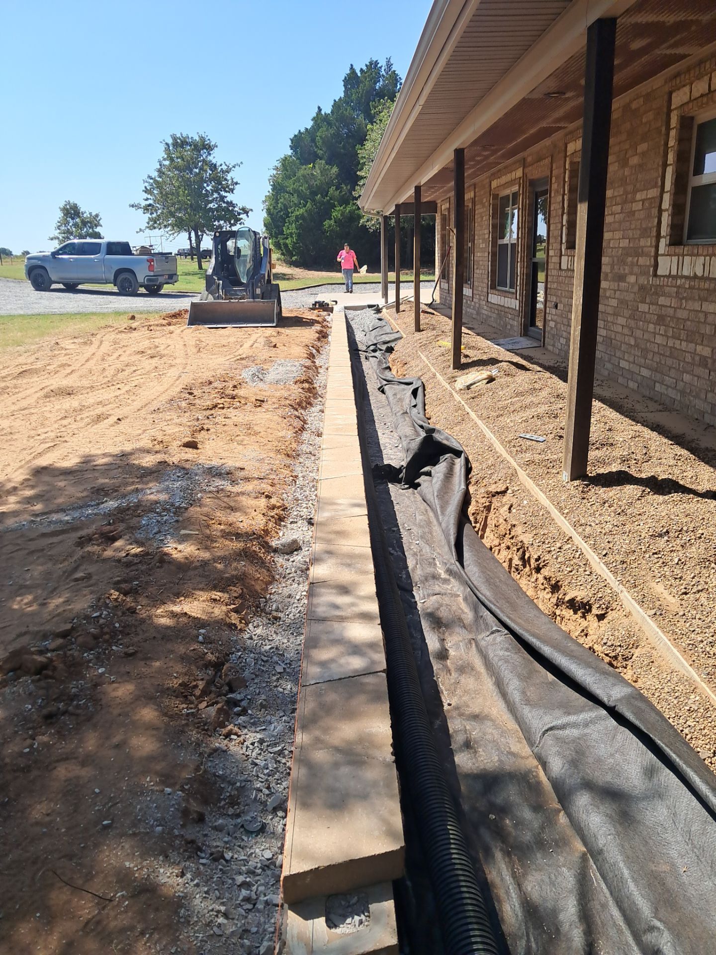 Retaining Wall by Clays Services Inc